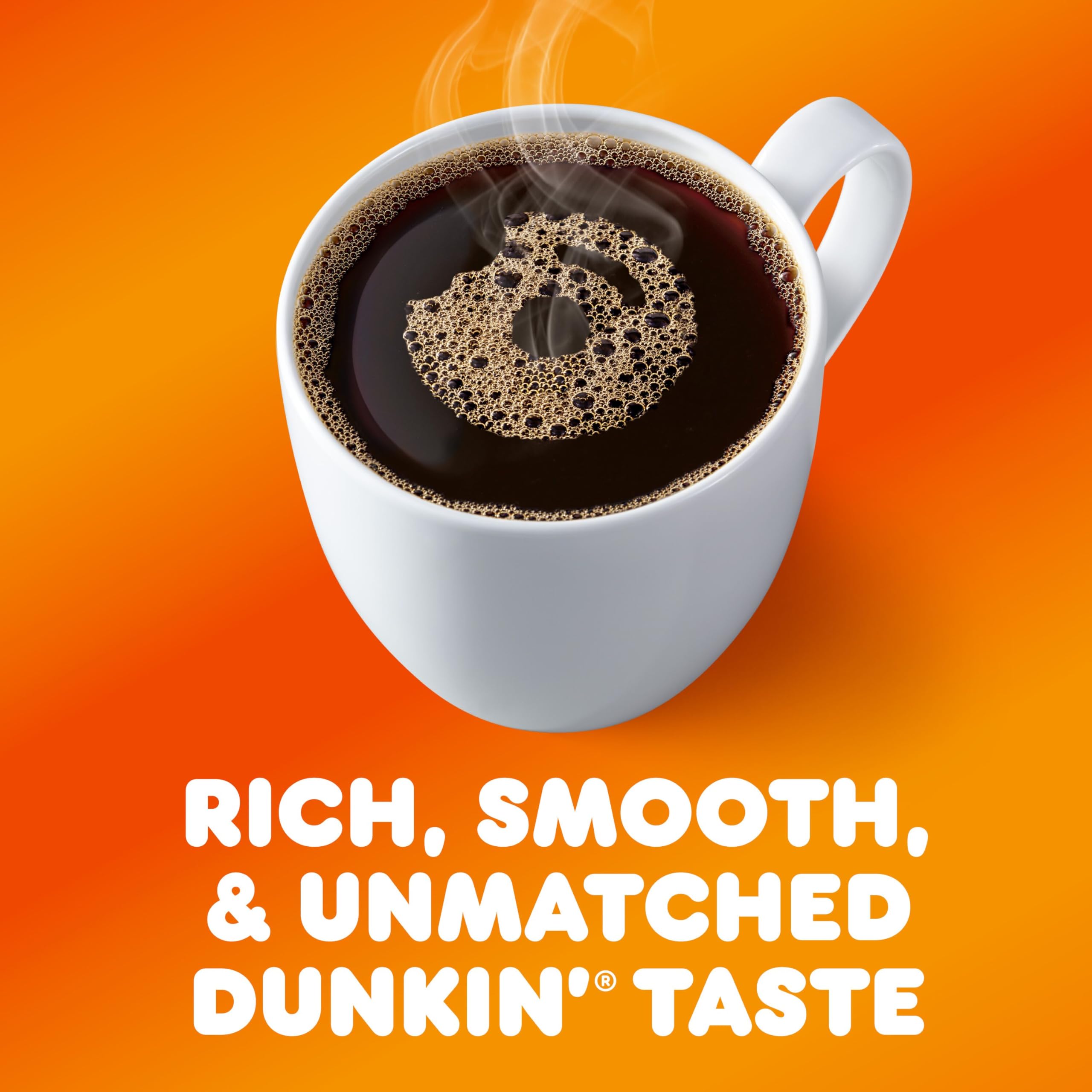 Premium Dunkin' Original Blend Medium Roast Ground Coffee - 18 Oz (Pack of 6) - Rich & Smooth Flavor for Home Brewing, Office Use & Gifts