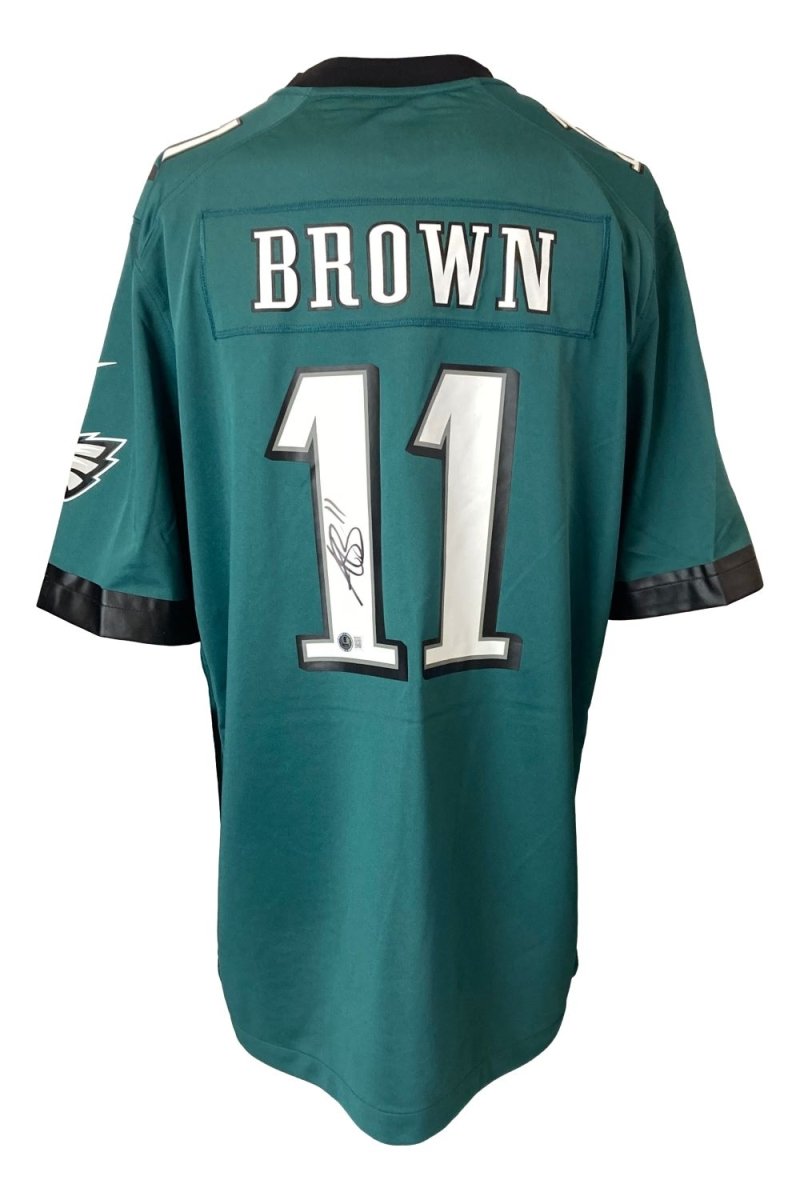 AJ Brown Autographed Philadelphia Eagles Nike Game Replica Jersey - Limited Edition Collectible for Eagles Fans, Sports Memorabilia & Home Decor Display