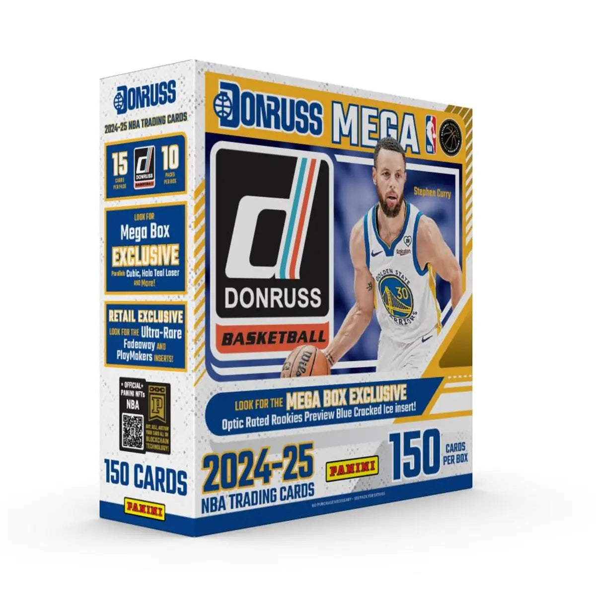 2024-2025 Panini Donruss Basketball Trading Cards Mega Box - 40 Packs with Autograph & Memorabilia Chance - Perfect for NBA Collectors, Investments and Fantasy Sports Enthusiasts