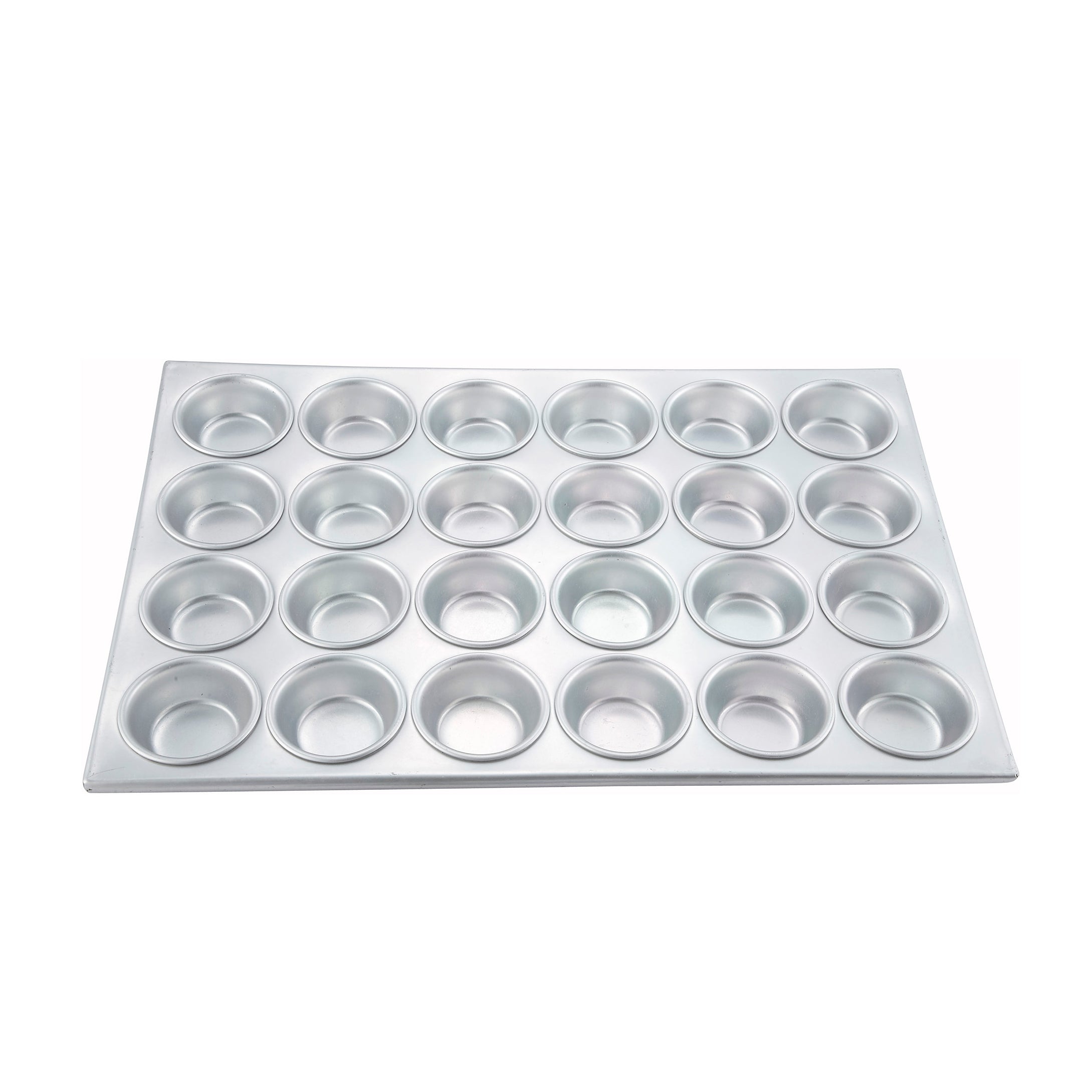 Non-Stick Aluminum Muffin Pan - 24 Cupcake Baking Sheet for Perfect Muffins & Cupcakes | Ideal for Home Baking, Party Treats & Holiday Desserts