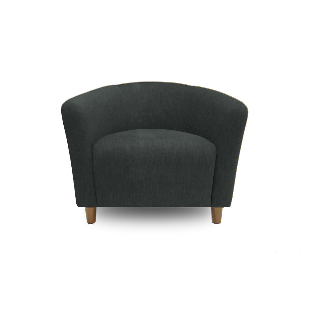 Ton Tub Armchair - Modern Lounge Chair for Living Room, Bedroom & Office - Comfortable Tub-Style Seating for Relaxing & Reading