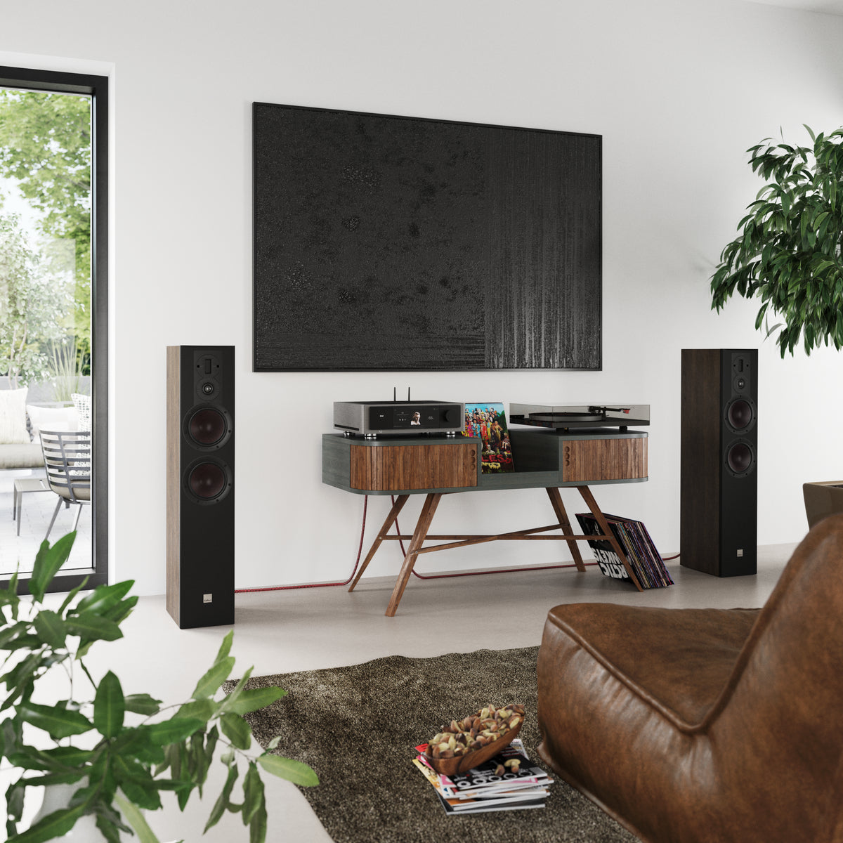 Premium DALI Opticon 6 MK2 Floorstanding Speakers (Pair) - High-End HiFi Audio System for Home Theater & Music Listening