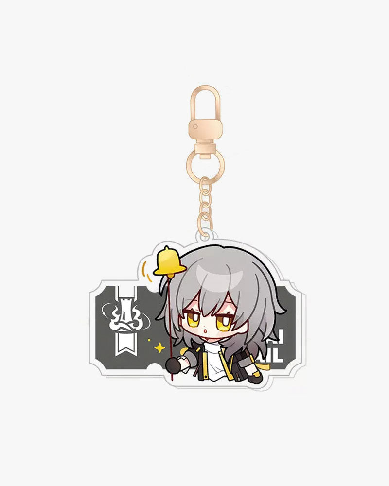 Honkai: Star Rail© Pom Pom Gallery Series Acrylic Keychain - Anime Collectible Charm for Backpacks, Keys & Cosplay Accessories