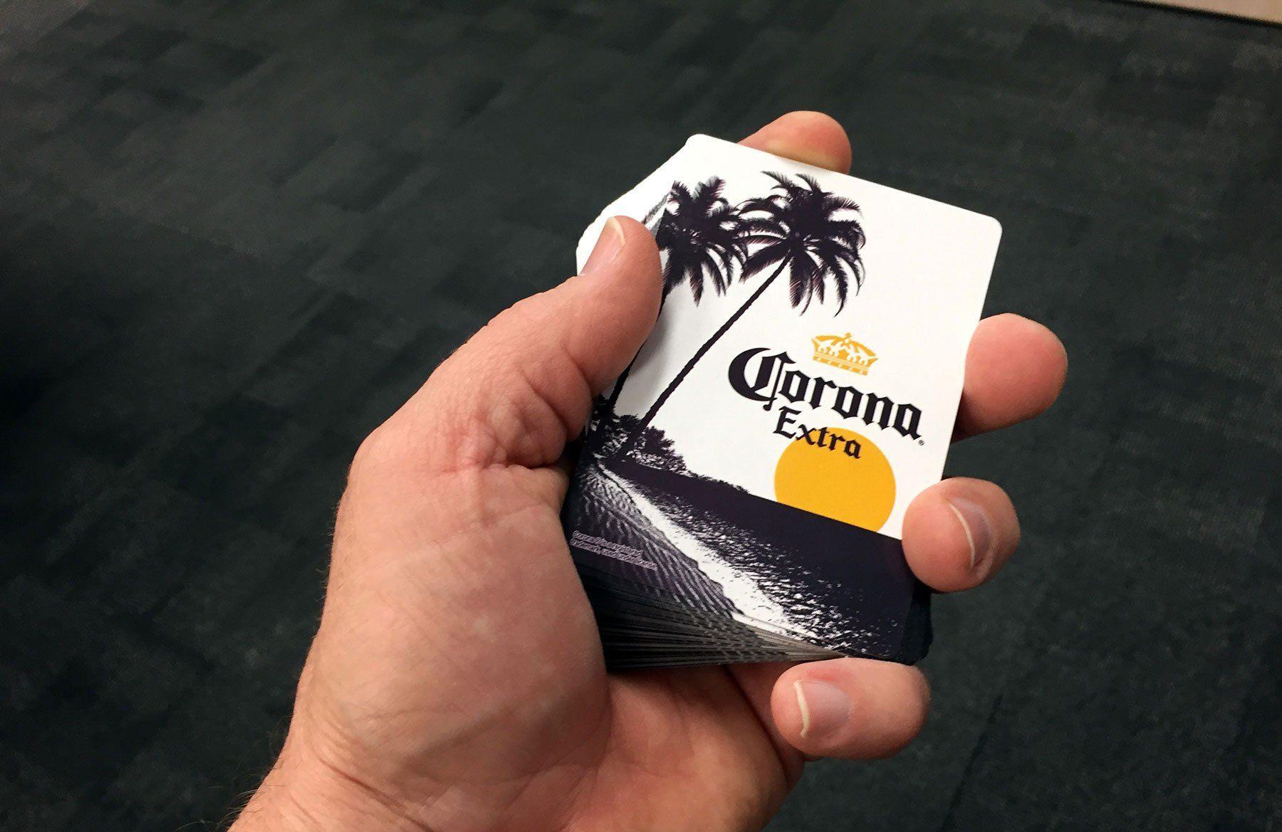 Premium Corona Playing Cards - Waterproof & Durable Deck for Poker, Blackjack, and Casino Games - Perfect for Travel, Camping, and Outdoor Adventures