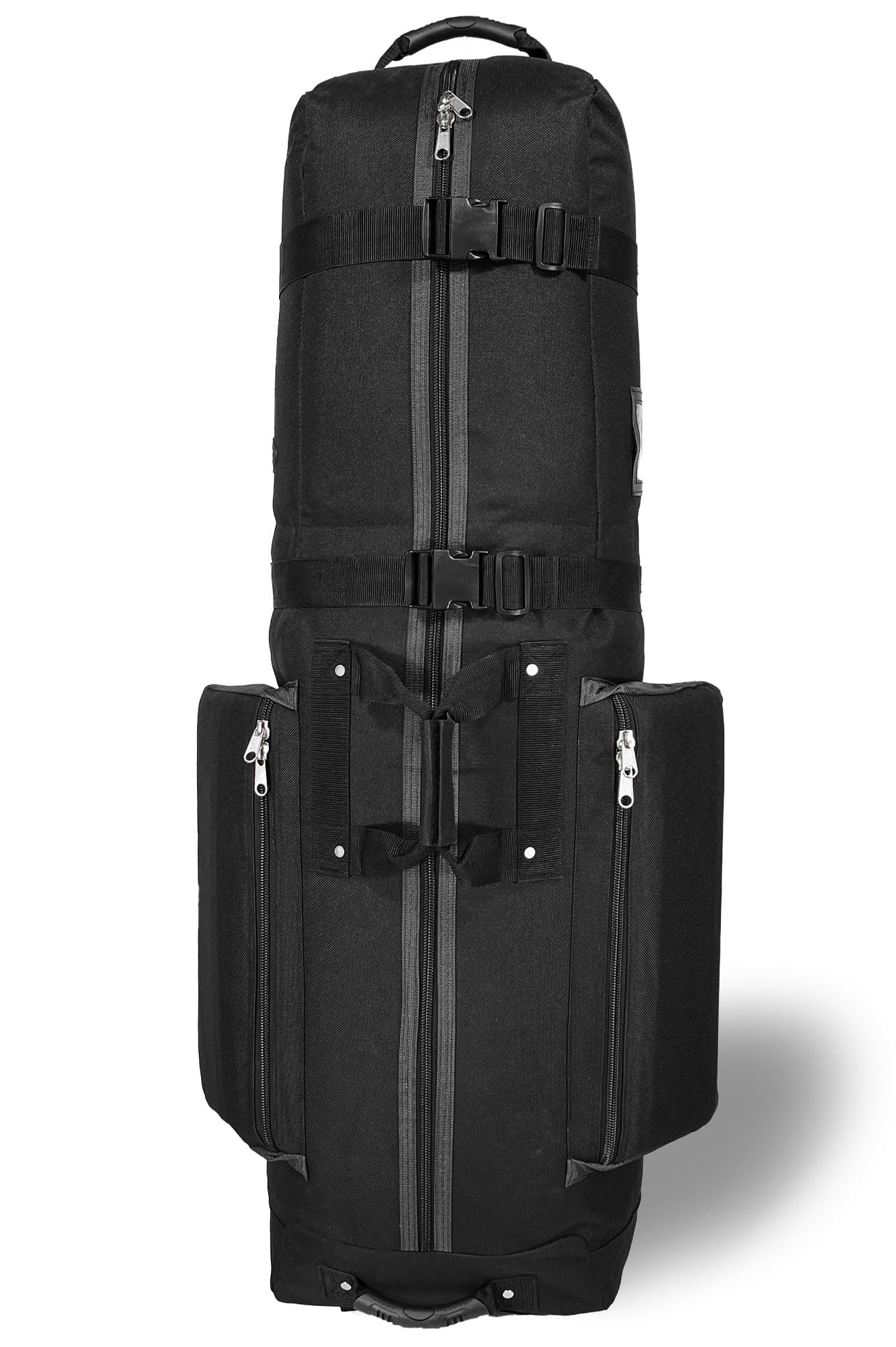 CaddyDaddy Constrictor Soft-Sided Golf Travel Bag with Padded Top, Wheels & Lockable Zippers - Airline Approved Golf Club Case for Secure Transport | Perfect for Air Travel, Golf Vacations & Tournament Trips | 1 Year Warranty Included