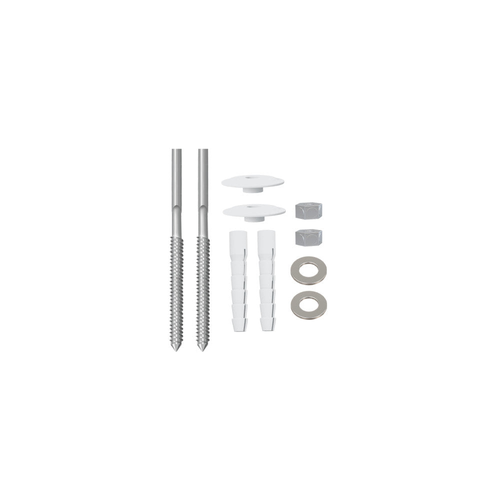 Chateau Wall Mount Sink Mounting Hardware Kit - WSP01 - Durable Stainless Steel Sink Brackets for Bathroom & Kitchen Installation
