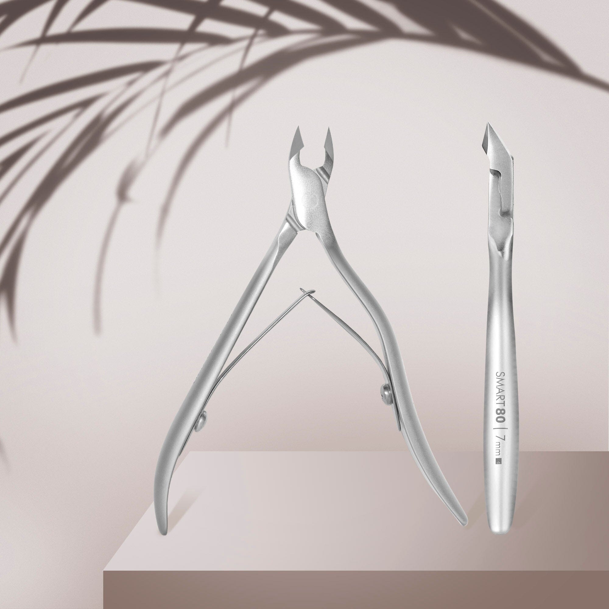 Staleks Professional Cuticle Nippers SMART 80 (7mm) - Precision Nail Care Tool for Manicures & Pedicures at Home or Salon