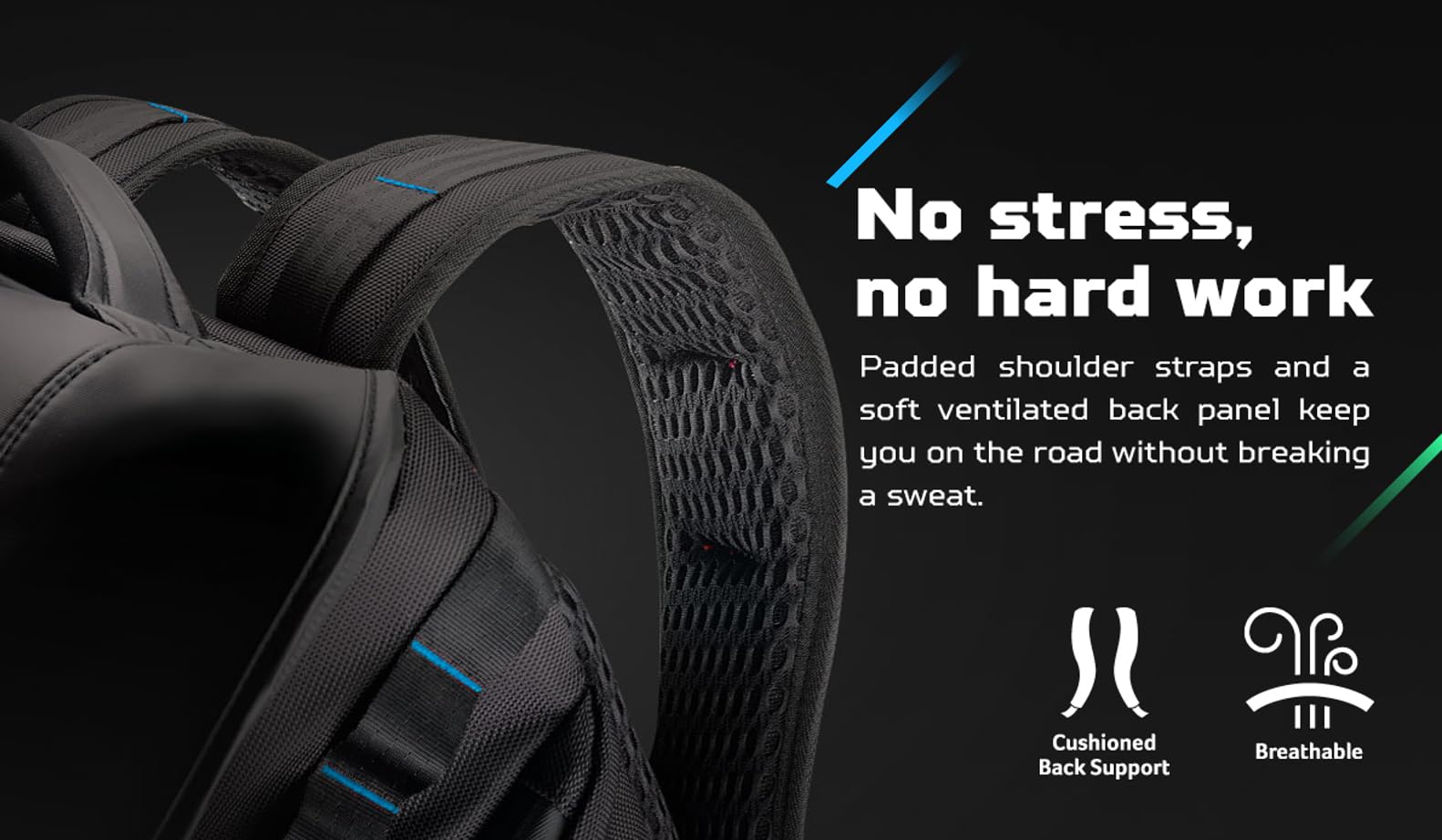 Acer Predator PBG591 Gaming Backpack - Water Resistant & Tear Proof Laptop Backpack for 17.3