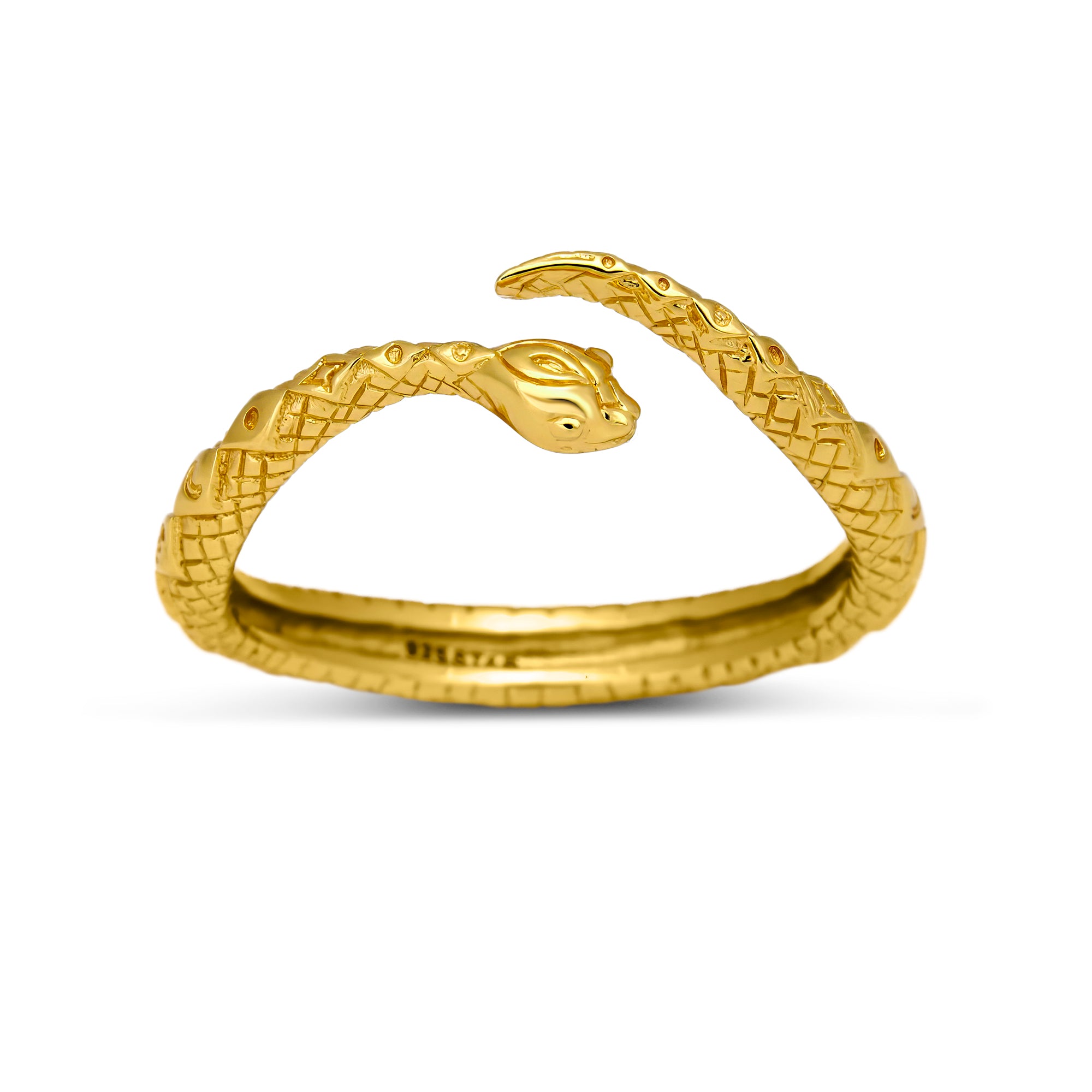 Celestial Snake Gold Ring for Women - Elegant Zodiac Jewelry for Gifts, Parties & Everyday Wear