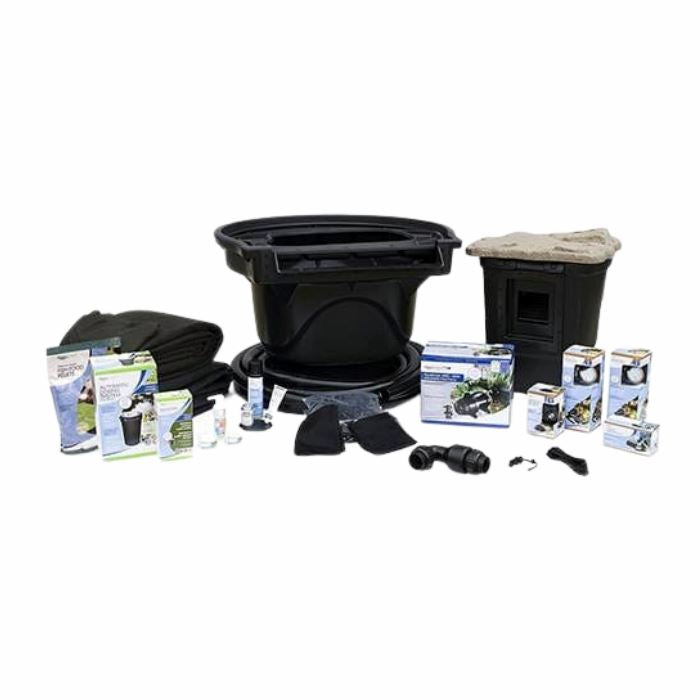 Large Aquascape Pond Kit 21' x 26' with Tsurumi 9PL Pump - Perfect for Backyard Water Gardens, Koi Ponds & Outdoor Landscaping