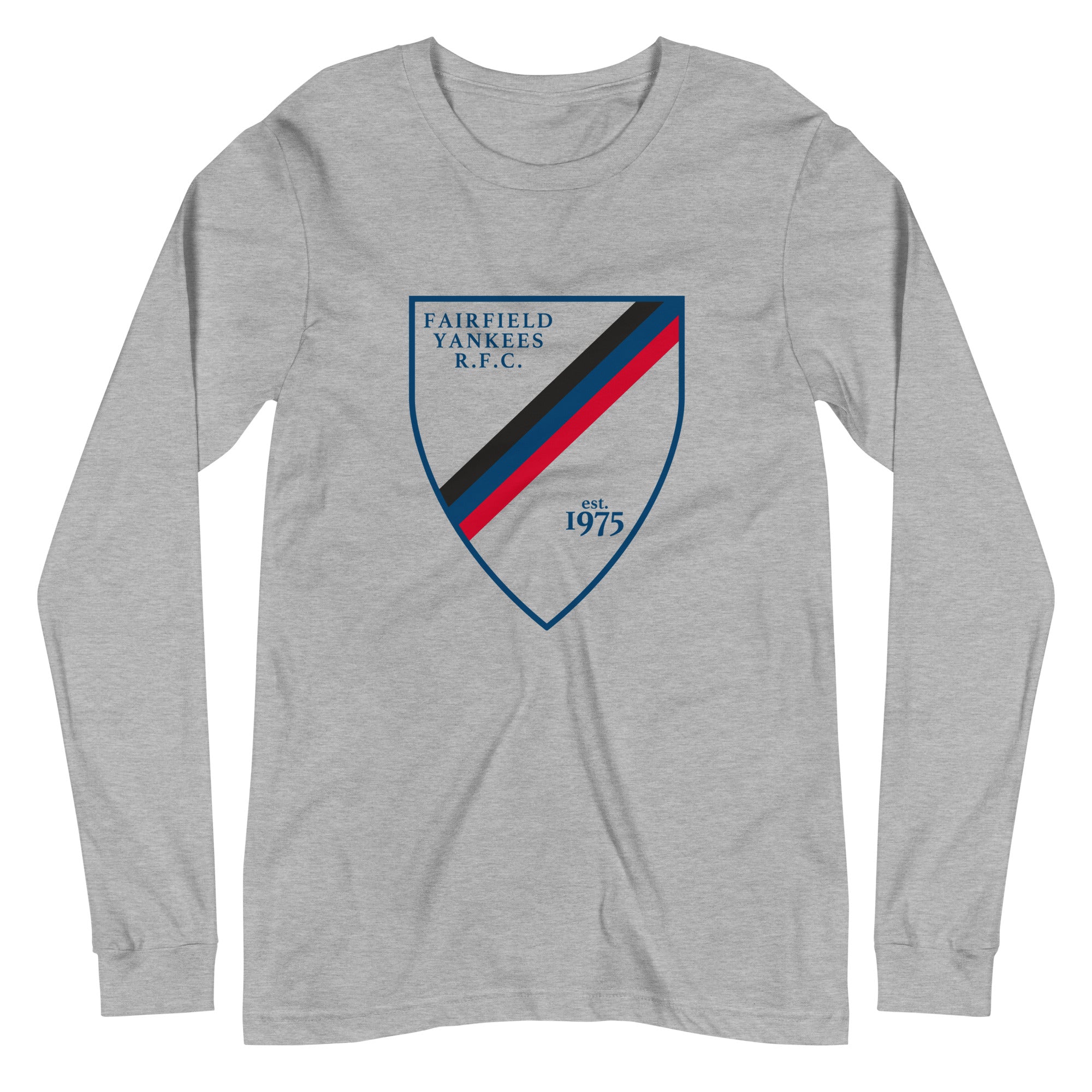 Fairfield Yankees RFC Long Sleeve Social T-Shirt - Comfortable Cotton Tee for Casual Wear, Sports Events & Fan Gatherings