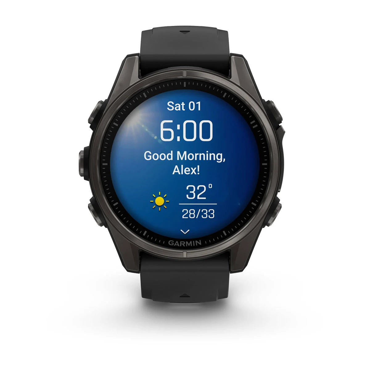 Garmin Fenix 8 Sapphire AMOLED 43mm GPS Smart Watch - Premium Multisport Fitness Tracker with Heart Rate Monitor for Running, Hiking & Outdoor Adventures