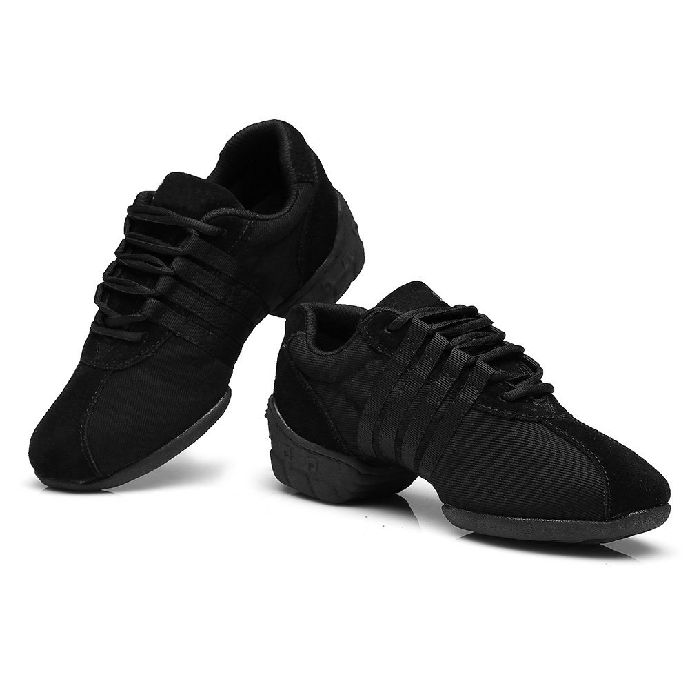 Hipposeus Women's Breathable Jazz Dance Sneakers - Lightweight Modern T01 Fitness Shoes for Dance, Workout & Gym - Perfect for Jazz, Ballet, Zumba & Aerobics Classes
