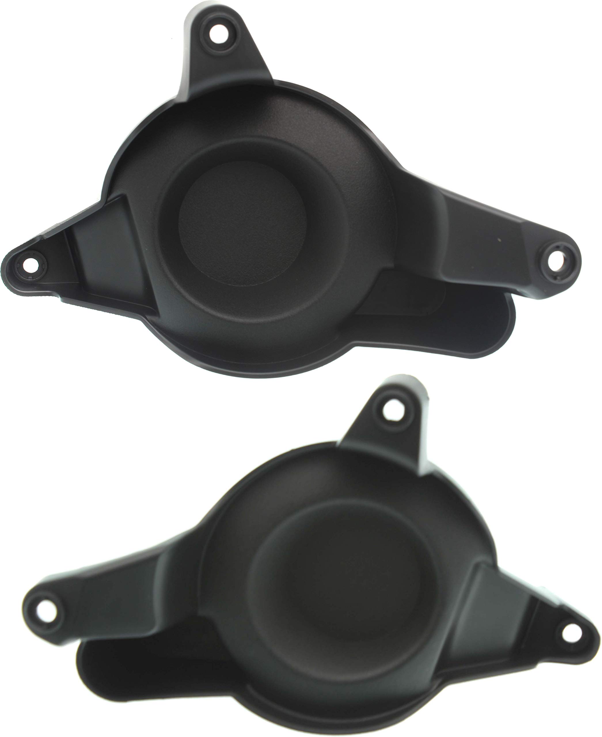 Go-Parts - Textured Black Fog Light Covers Pair for Toyota C-HR 2018-2019 (Driver & Passenger Side) | Durable Replacement Parts for Off-Road & Night Driving Protection