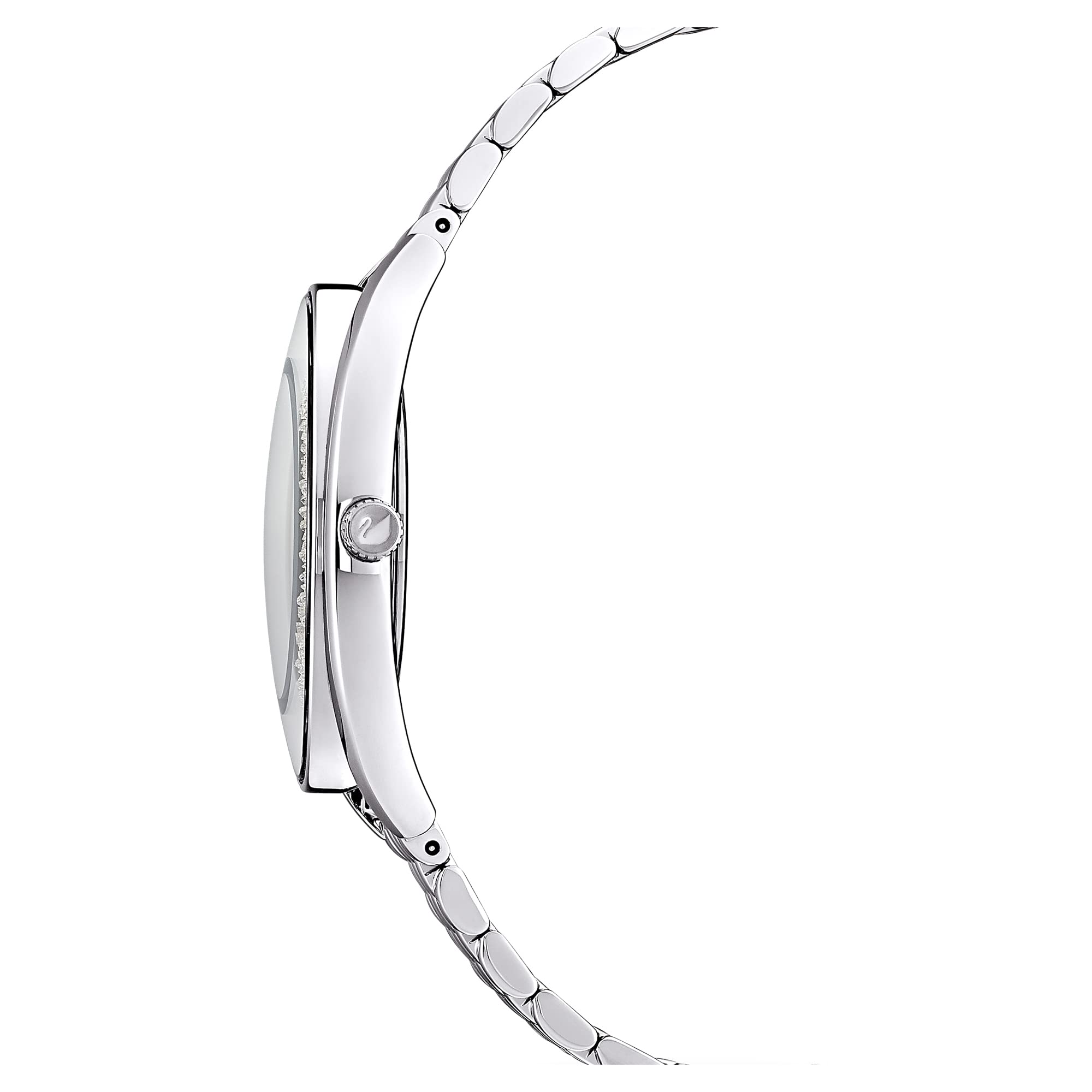 Swarovski Crystalline Glam Watches for Women - Luxury Crystal Watch with Rhinestones, Elegant Dress Watch for Party, Wedding & Special Occasions