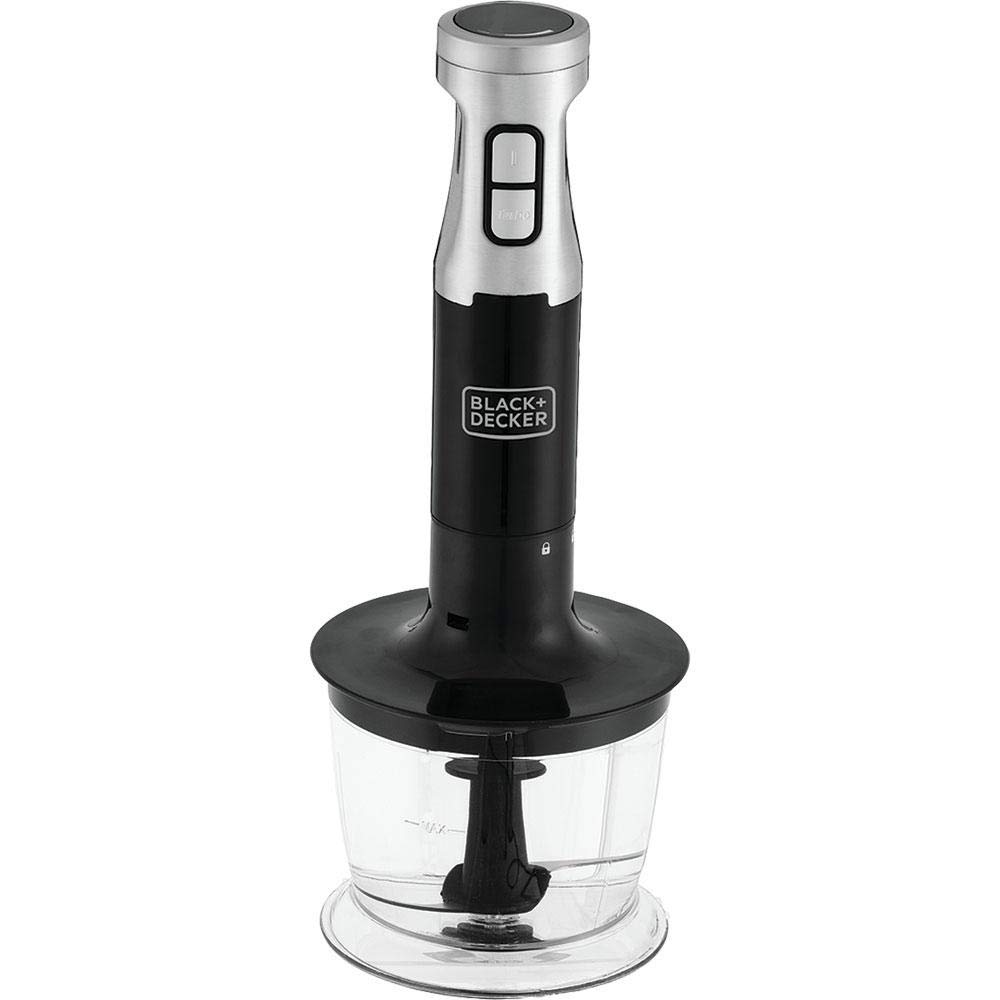 **Black+Decker MK600 3-in-1 Mini Stand Mixer & Food Processor, Stainless Steel Design, 127V – Perfect for Baking, Blending & Food Prep in Small Kitchens**
