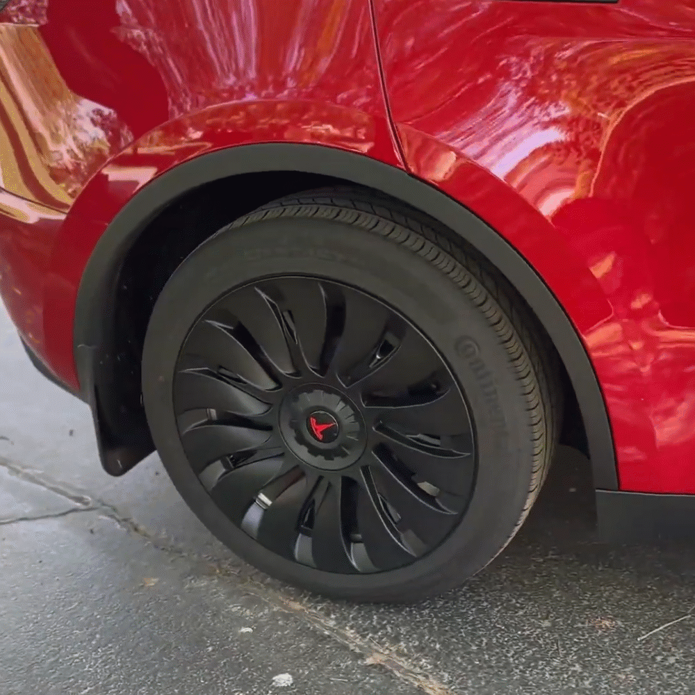 Tesla Model Y Überturbine Wheel Covers - Matte Black 19