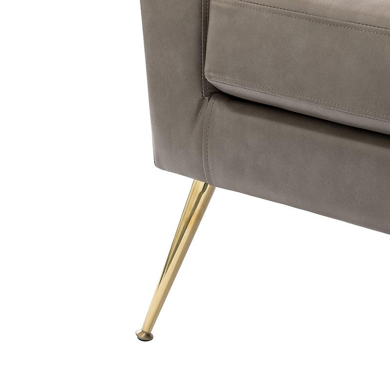 Raelynn Vegan Leather Armchair - Modern PU Leather Lounge Chair for Living Room, Office & Bedroom - Eco-Friendly Faux Leather Accent Chair for Home Decor