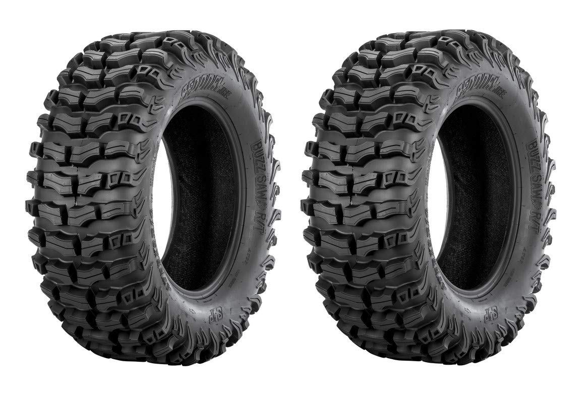 **Polaris 325 ACE Sedona Buzz Saw R/T Front Tires 25x8x12 - Off-Road ATV Tires for 2014-2015 Models - Perfect for Trail Riding & Mud Adventures**