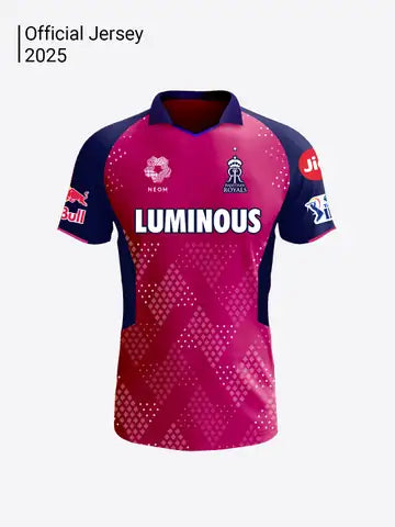 Official IPL Rajasthan Royals Signed Players Jersey - Authentic Cricket Memorabilia for Fans & Collectors - Perfect for Gifting & Display
