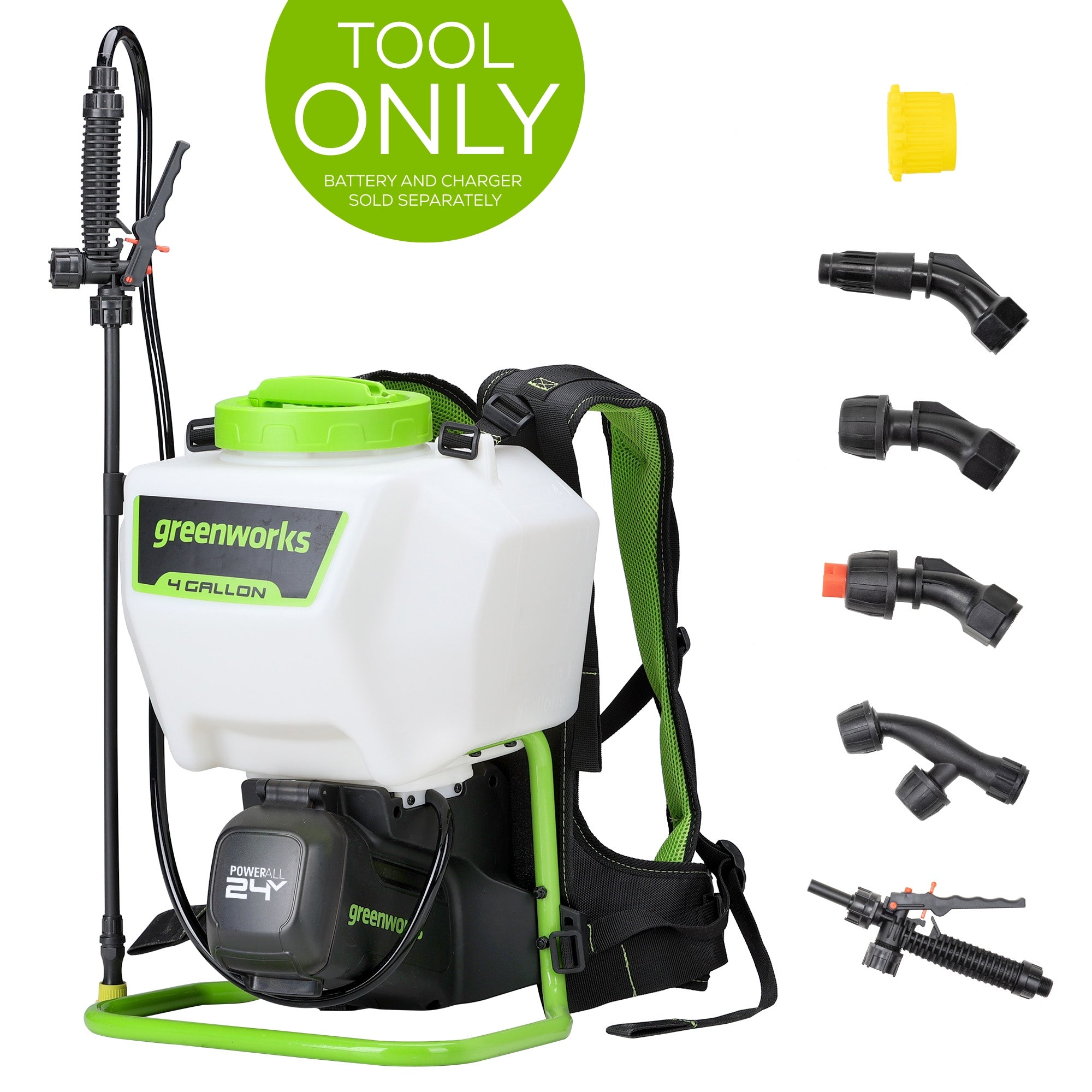24V Cordless Battery Backpack Sprayer - Tool Only | Lightweight & Powerful for Lawn, Garden & Farm Use | Perfect for Pesticides, Fertilizers & Weed Control