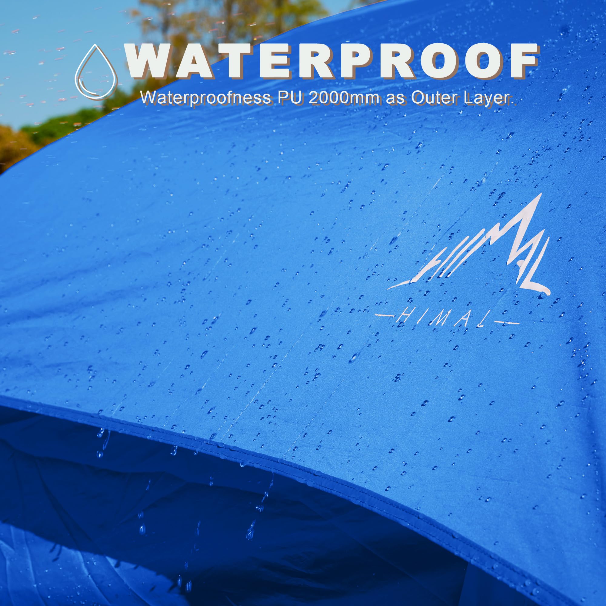 10-Person Family Camping Tent - Waterproof, Spacious 2-Room Design with 4 Large Mesh Windows | Double Layer, Easy Setup, Weather Resistant (18ft x 9ft x 6.8ft) | Perfect for Family Camping Trips, Music Festivals, and Outdoor Parties