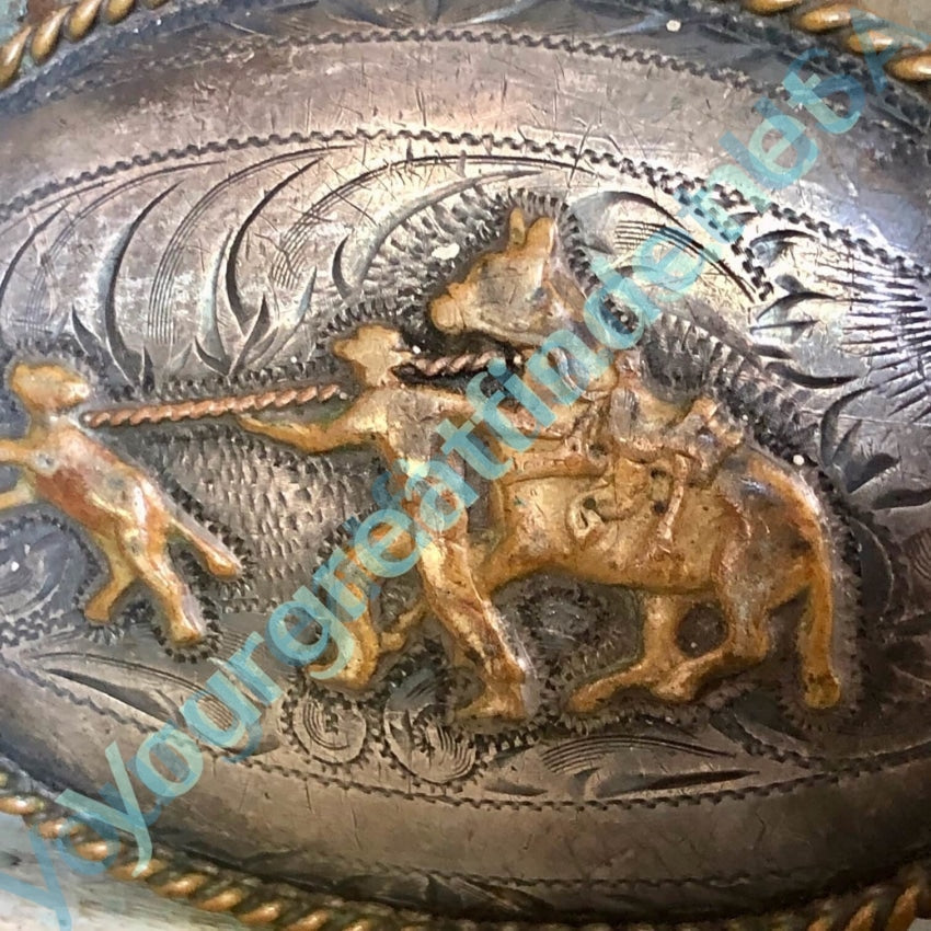 Vintage Tex Tan Western Cowboy Belt Buckle - Genuine Leather Strap for Men - Perfect for Rodeo, Country Music Festivals & Western Fashion Outfits