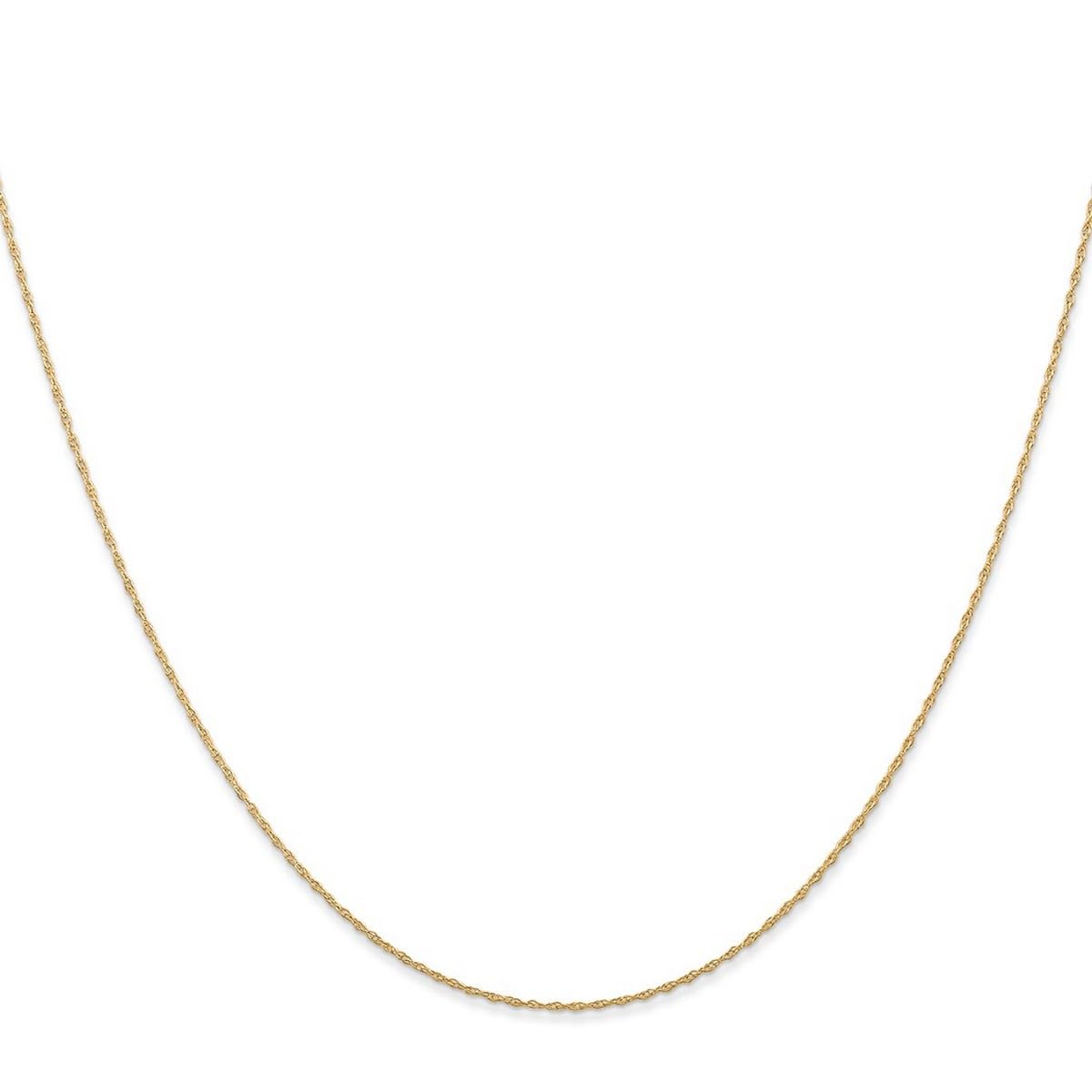 14K Gold Carded Cable Rope Chain Necklace for Women & Men - Rose Gold, White Gold, Yellow Gold Options in 13