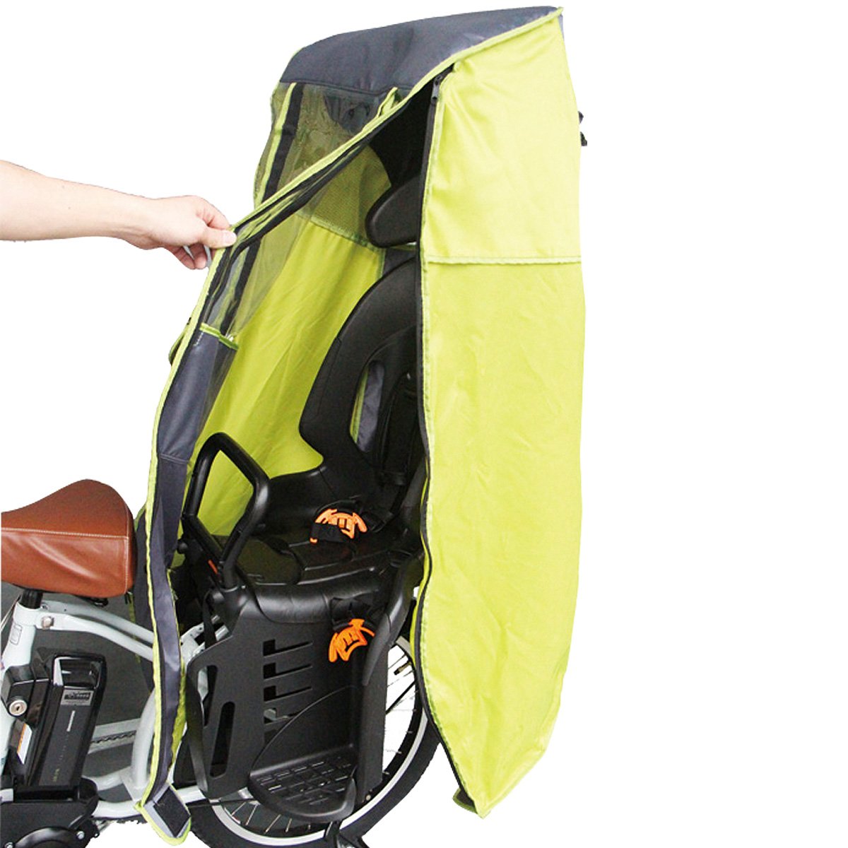 Premium Bicycle Child Seat Canopy Cover - Waterproof & UV Protection for Toddlers - Perfect for Sunny Days, Rainy Weather & Outdoor Family Cycling Adventures