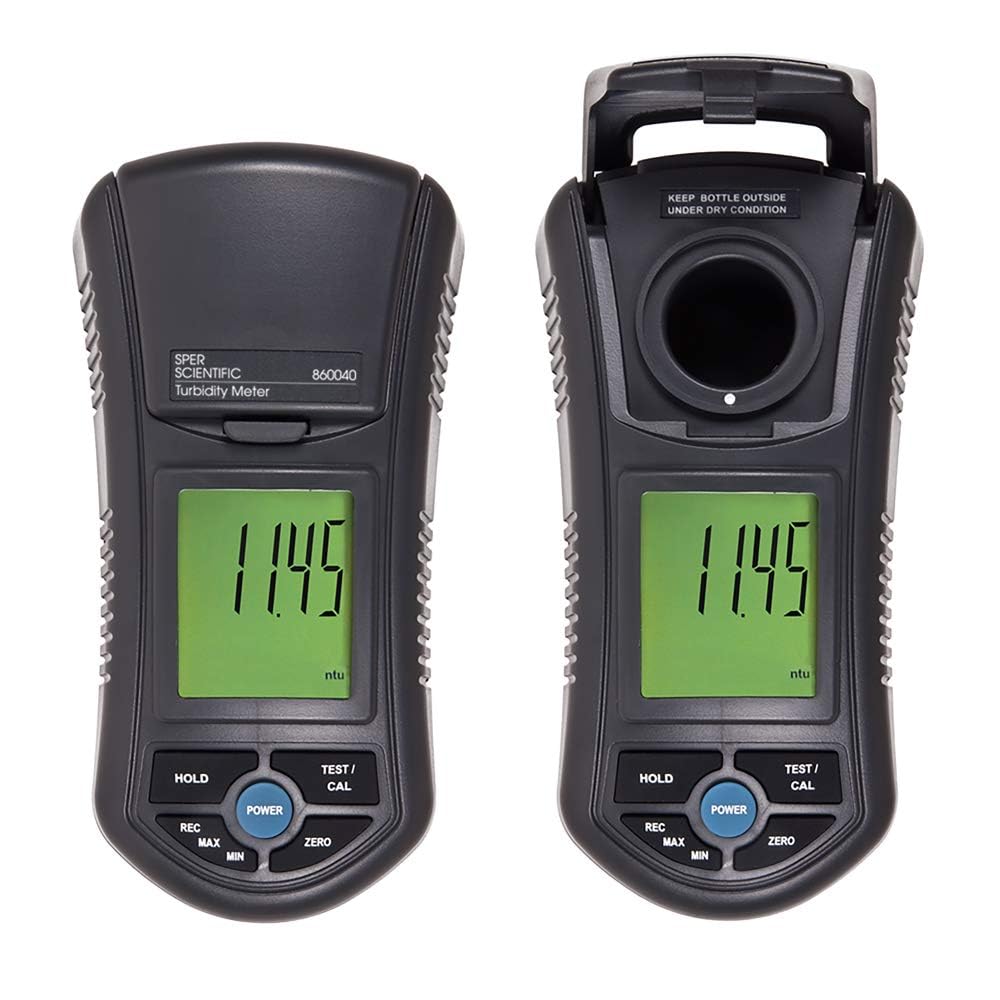 Sper Scientific 860040 Portable Turbidity Meter - Water Quality Tester for Lab & Field Use | Accurate Turbidimeter with Carry Case | Ideal for Drinking Water Testing, Aquariums & Environmental Monitoring