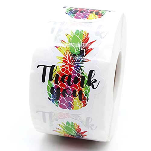 Thank You With Rainbow Pineapple