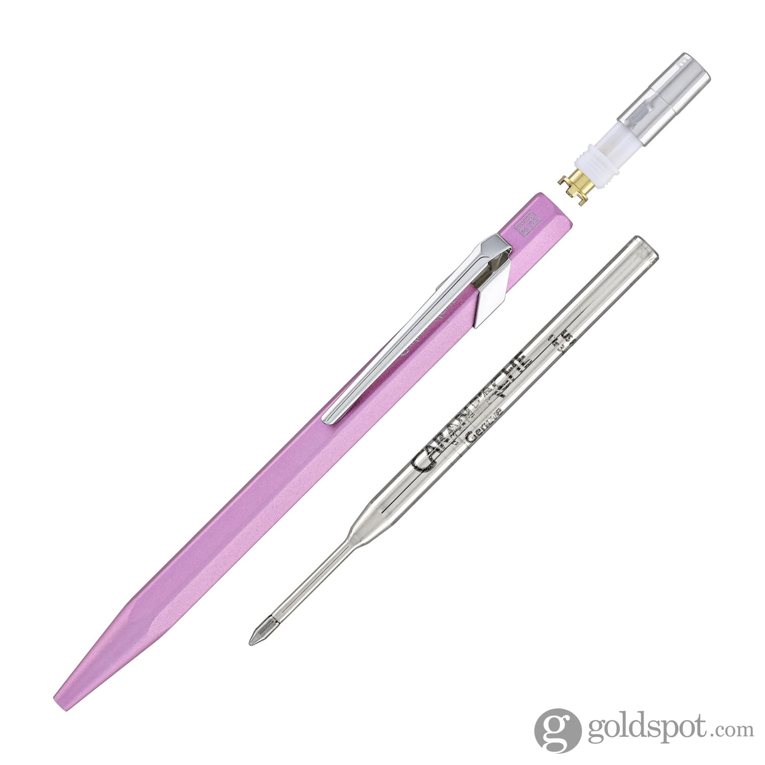 Caran d'Ache 849 COLORMAT X Ballpoint Pen - Premium Pink Writing Pen for Office, School & Gifts | Smooth Ink Flow, Elegant Design, Perfect for Note Taking, Journaling & Everyday Use
