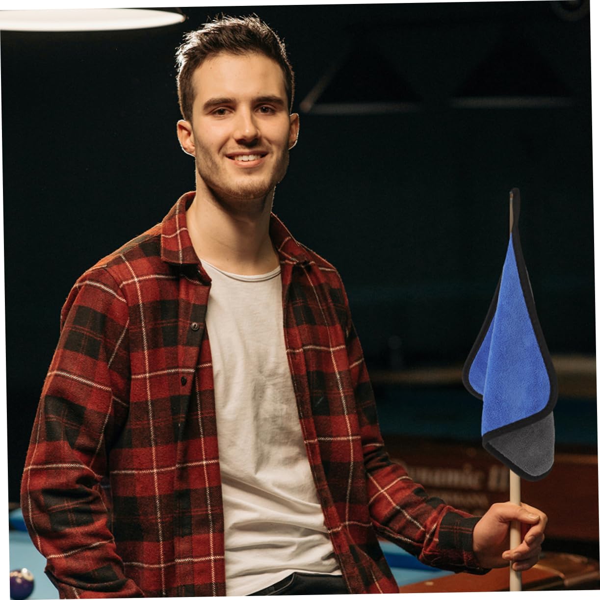 Premium Pool Cue Cleaning Towels 5-Pack - Super Soft Fleece Snooker & Billiard Cue Polishing Cloths for Professional Maintenance - Perfect for Home Game Rooms, Bars, and Pool Halls