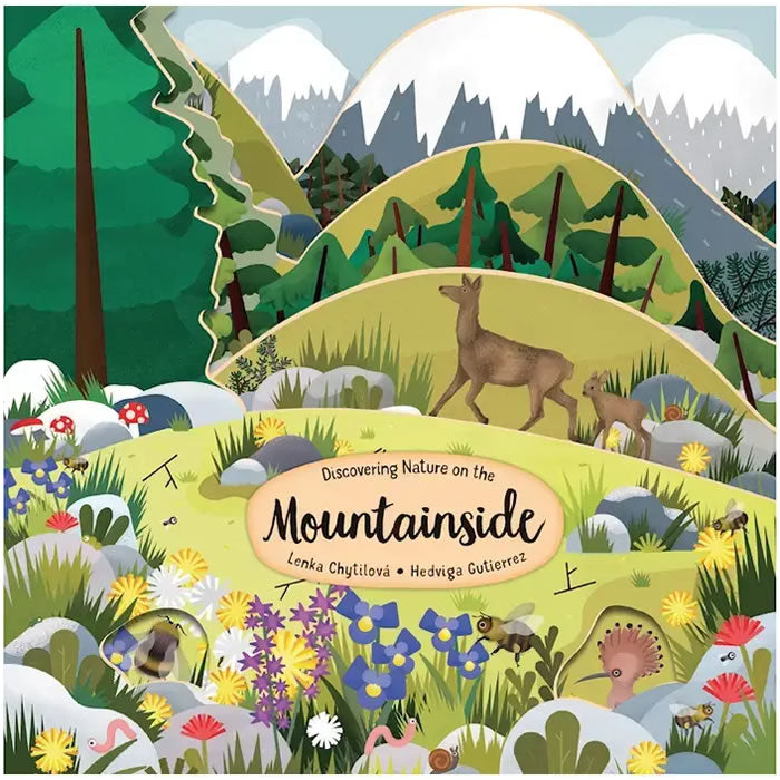 Exploring Nature on the Mountainside - Durable Board Book for Kids | Outdoor Adventure Learning & Storytime