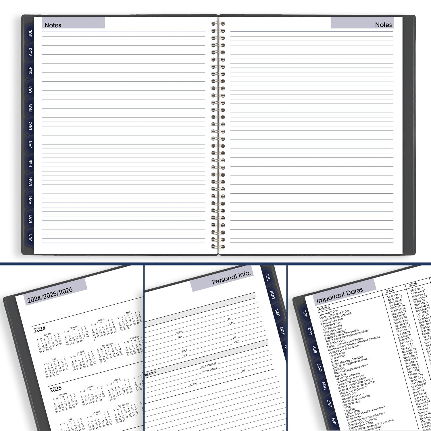AT-A-GLANCE 2024-2025 Academic Planner - Weekly & Monthly Appointment Book, 8.5