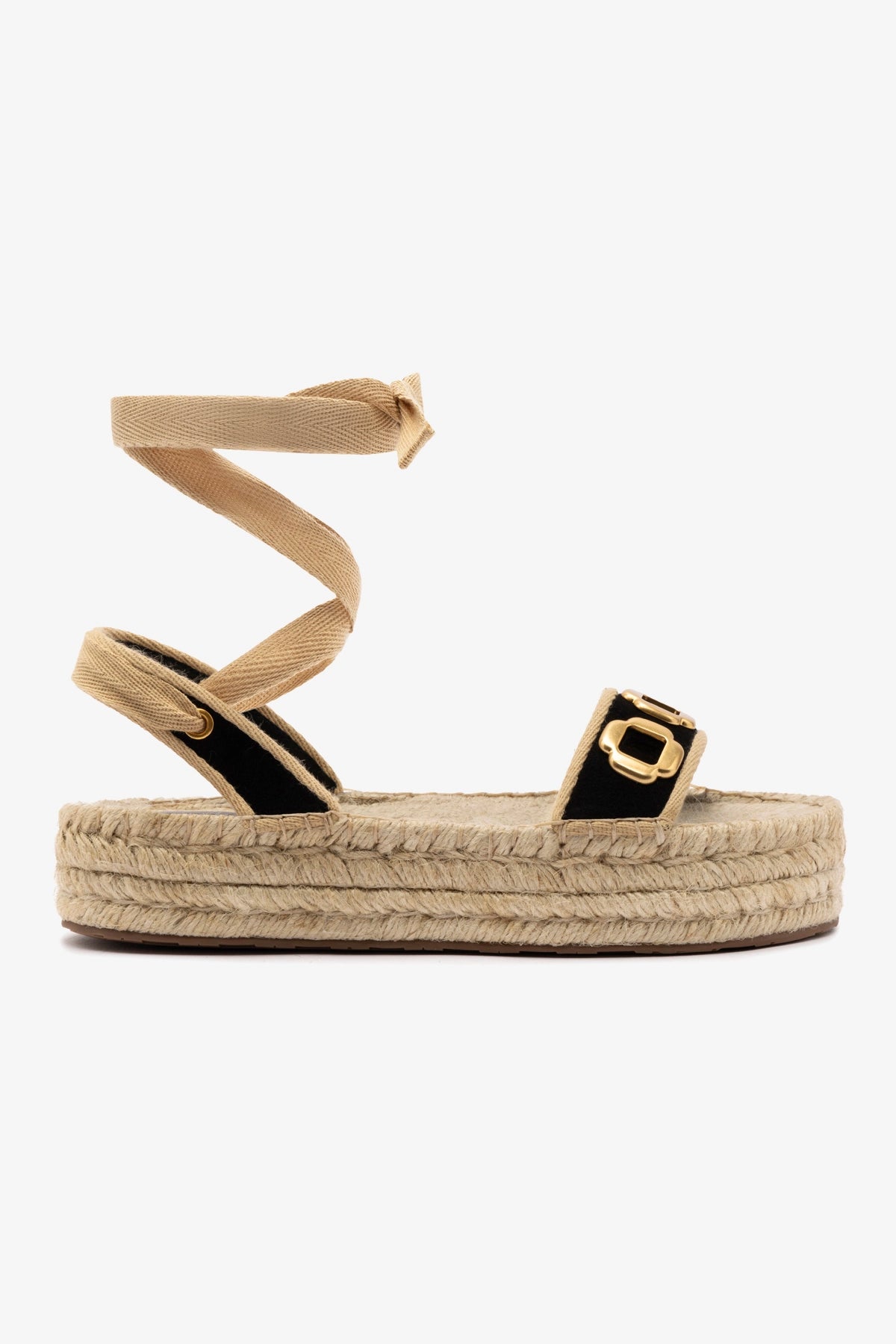 Black Suede Milan Espadrille Flatform Sandals for Women - Comfortable Summer Wedge Shoes | Perfect for Beach, Vacation & Casual Outfits