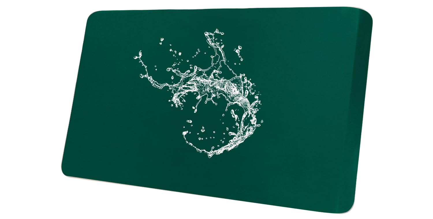 Waterproof Sofa Seat Cushion Covers Replacement - Stretchable Outdoor Patio Furniture Protector for Sofa, Chair, Couch - Soft Slipcovers for Kids & Pets (Large, Dark Green) - Perfect for Living Room, Garden, and Poolside Use