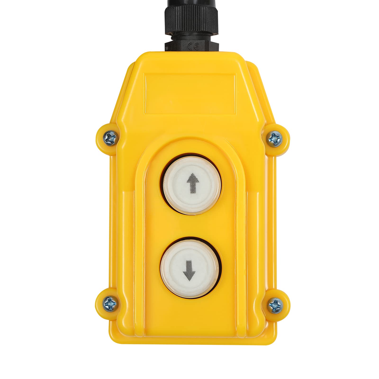 440lbs Wireless Remote Control Electric Hoist - 110V 1200W 2-in-1 Steel Electric Winch with 12m/39.37ft Lanyard - Perfect for Garage Lifting, Construction Work, and Heavy Equipment Moving