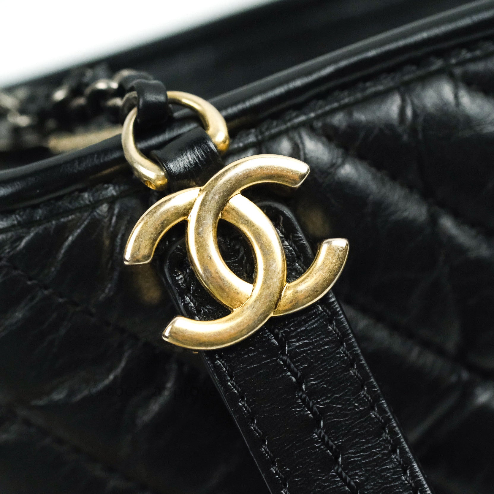Chanel Small Gabrielle Hobo Bag in Black Calfskin with Chevron Pattern & Mixed Hardware - Luxury Crossbody Purse for Women, Perfect for Date Night & Evening Events