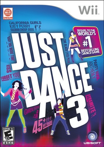 Just Dance 3 - Nintendo Wii Game - Fun Family Dance Party Video Game - Perfect for Kids & Adults Dance Workouts, Parties & Family Game Nights