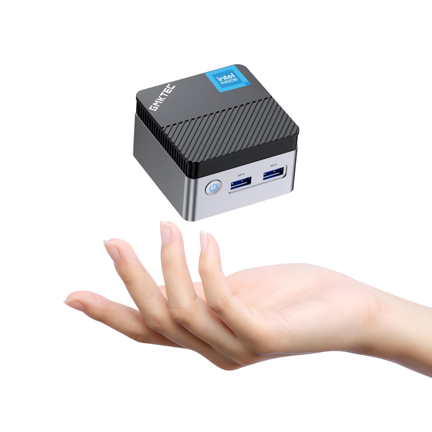 GMKtec Mini PC Windows 11 Pro - Intel 11th Gen N5105 Processor, 8GB RAM, 128GB SSD, Dual HDMI 4K, Dual WiFi, Bluetooth 4.2 - Compact Desktop Computer for Home Office, Gaming & Media Streaming