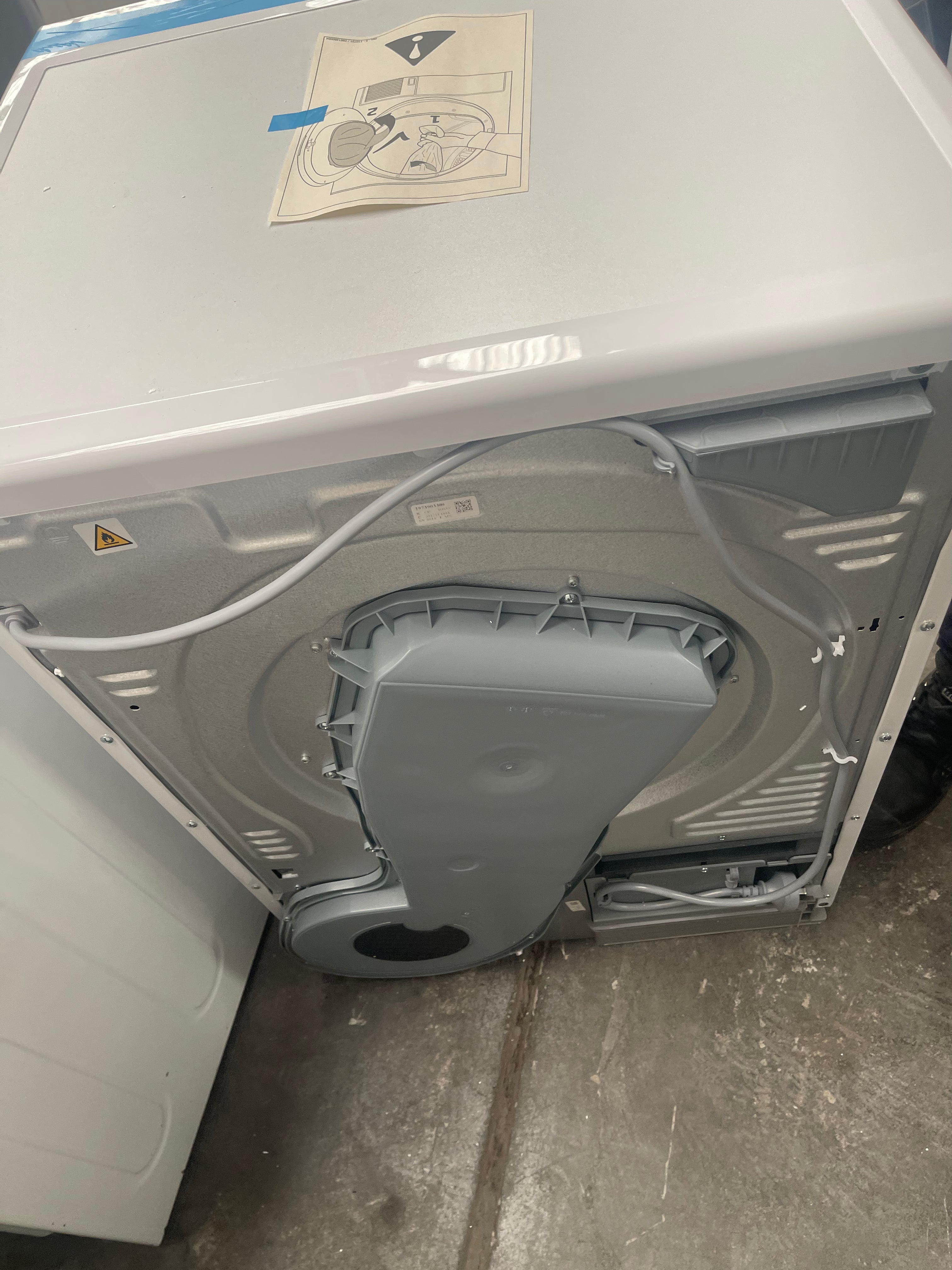 Beko BDP710W 7kg Heat Pump Dryer - Energy Efficient, Quiet & Gentle on Clothes | Factory Second Condition | Perfect for Apartments, Laundry Rooms & Small Spaces