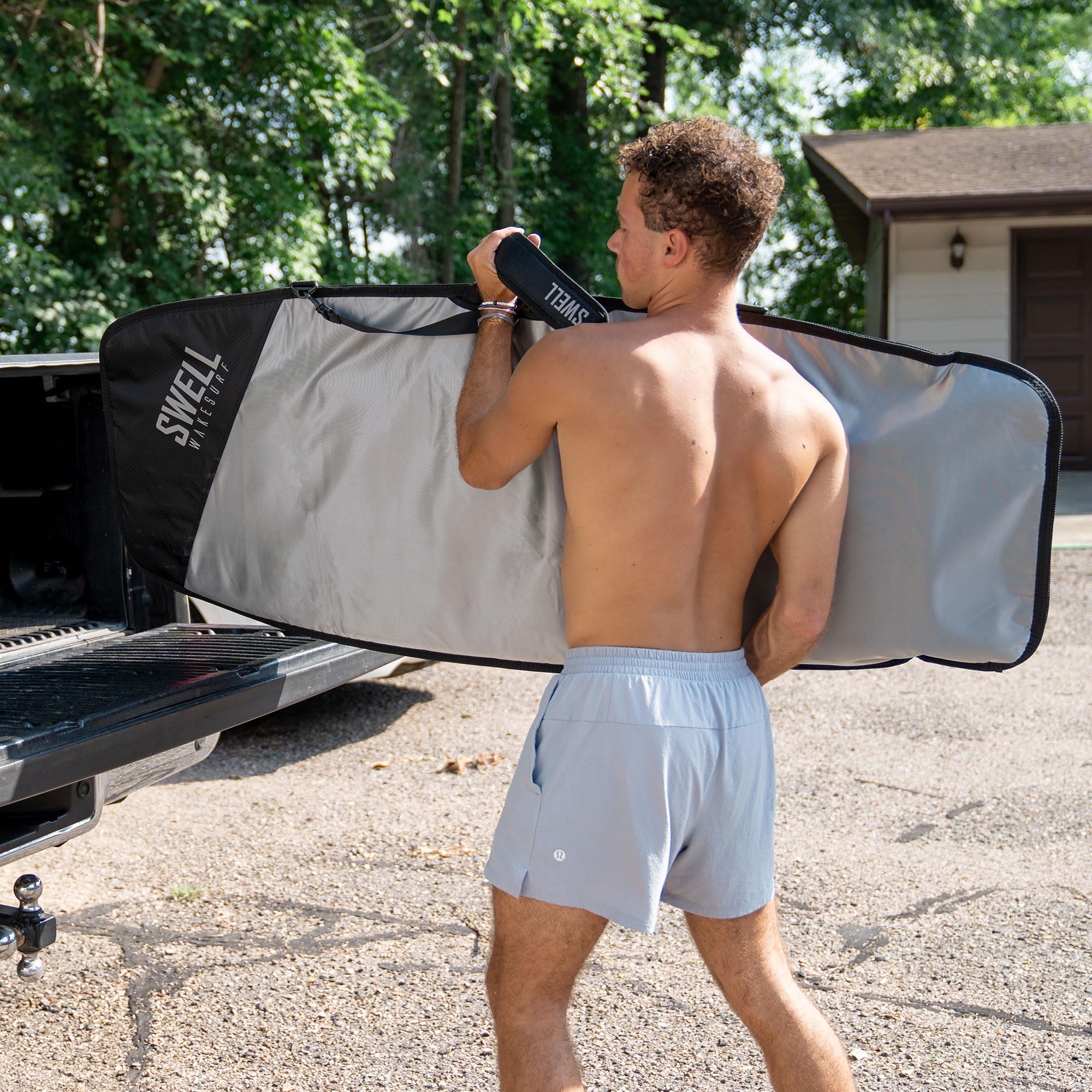 **SWELL Wakesurf Grayton Wakesurf Board Bag - Durable Travel Bag for Wakeboards & Surfboards - Perfect for Beach Trips, Boat Storage & Air Travel**