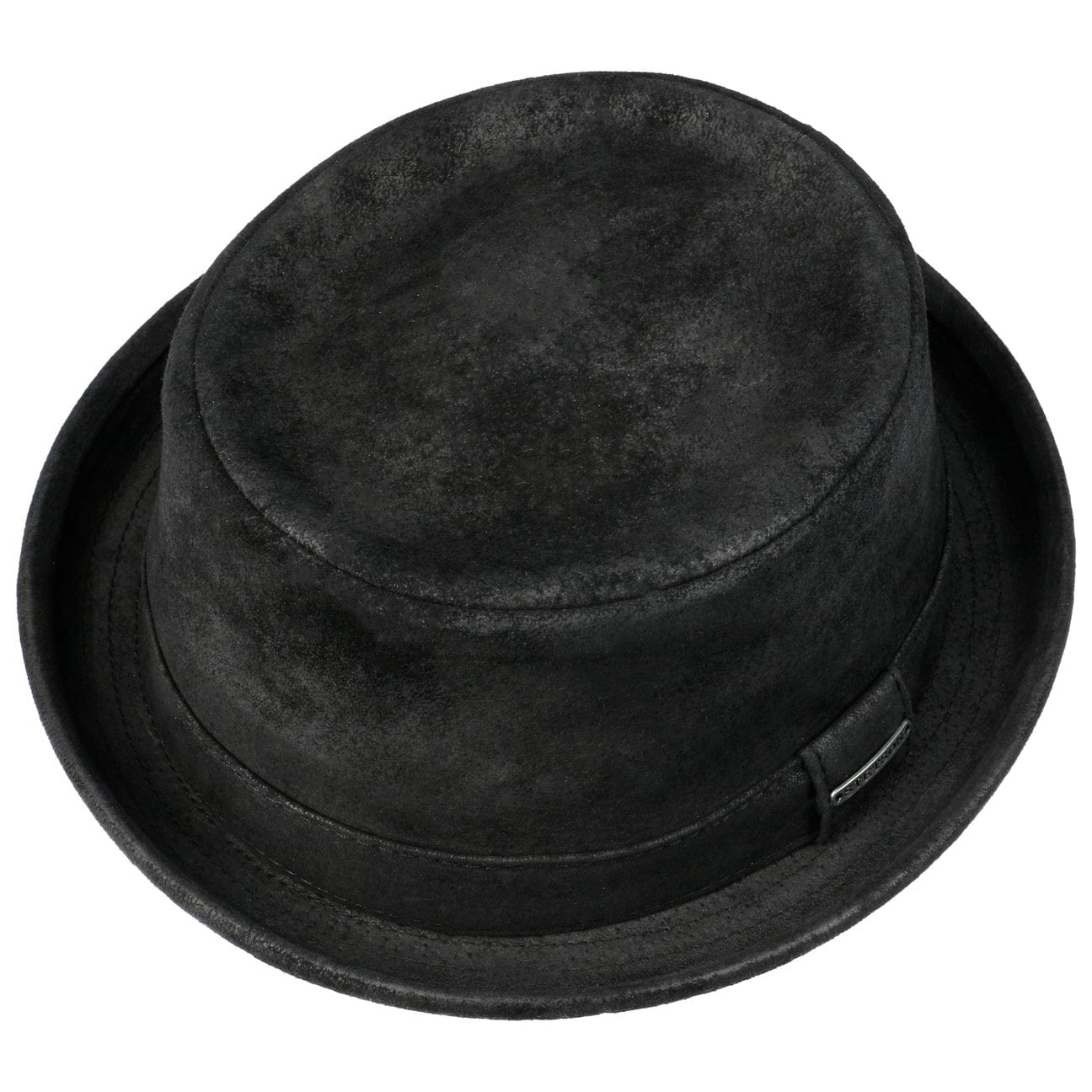 Stetson Pennsylvania Pigskin Leather Hat for Men – Stylish Cowboy Hat for Outdoor, Rodeo, and Western Fashion