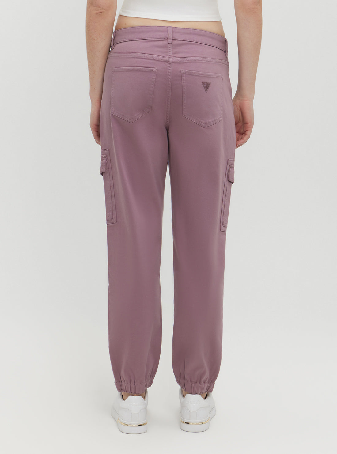 Lavender Juno Cargo Pants for Women - Stylish & Comfortable Casual Trousers with Multiple Pockets | Perfect for Hiking, Travel & Everyday Wear