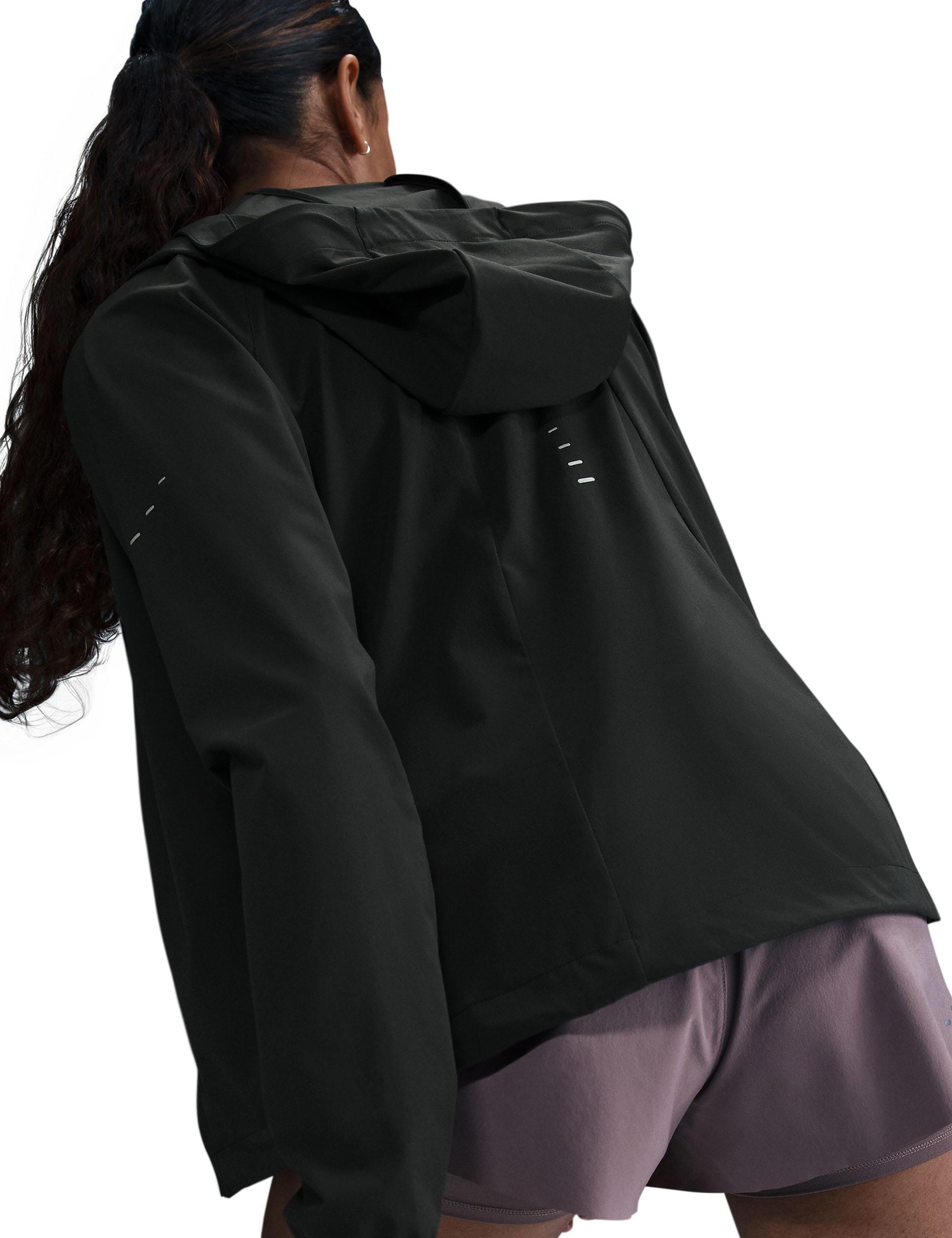 Swift Repel Packable Running Jacket - Lightweight Waterproof Windbreaker for Men & Women | Black/Reflective Silver | Perfect for Jogging, Hiking & Outdoor Activities