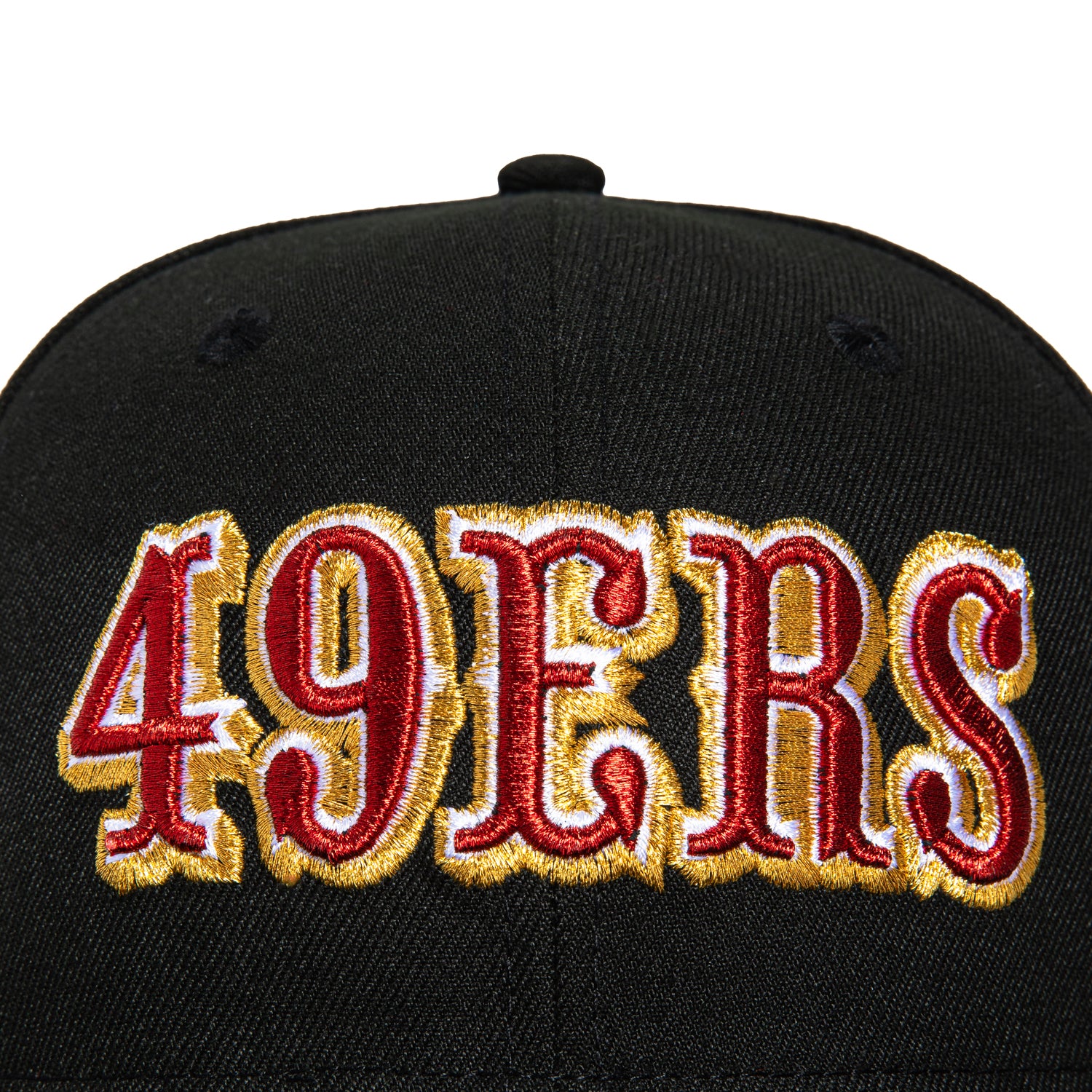 New Era 59Fifty San Francisco 49ers 30th Anniversary Champions Patch Hat - Black, Red & Gold NFL Football Cap for Fans & Collectors - Perfect for Game Day, Sports Events & Memorabilia Display