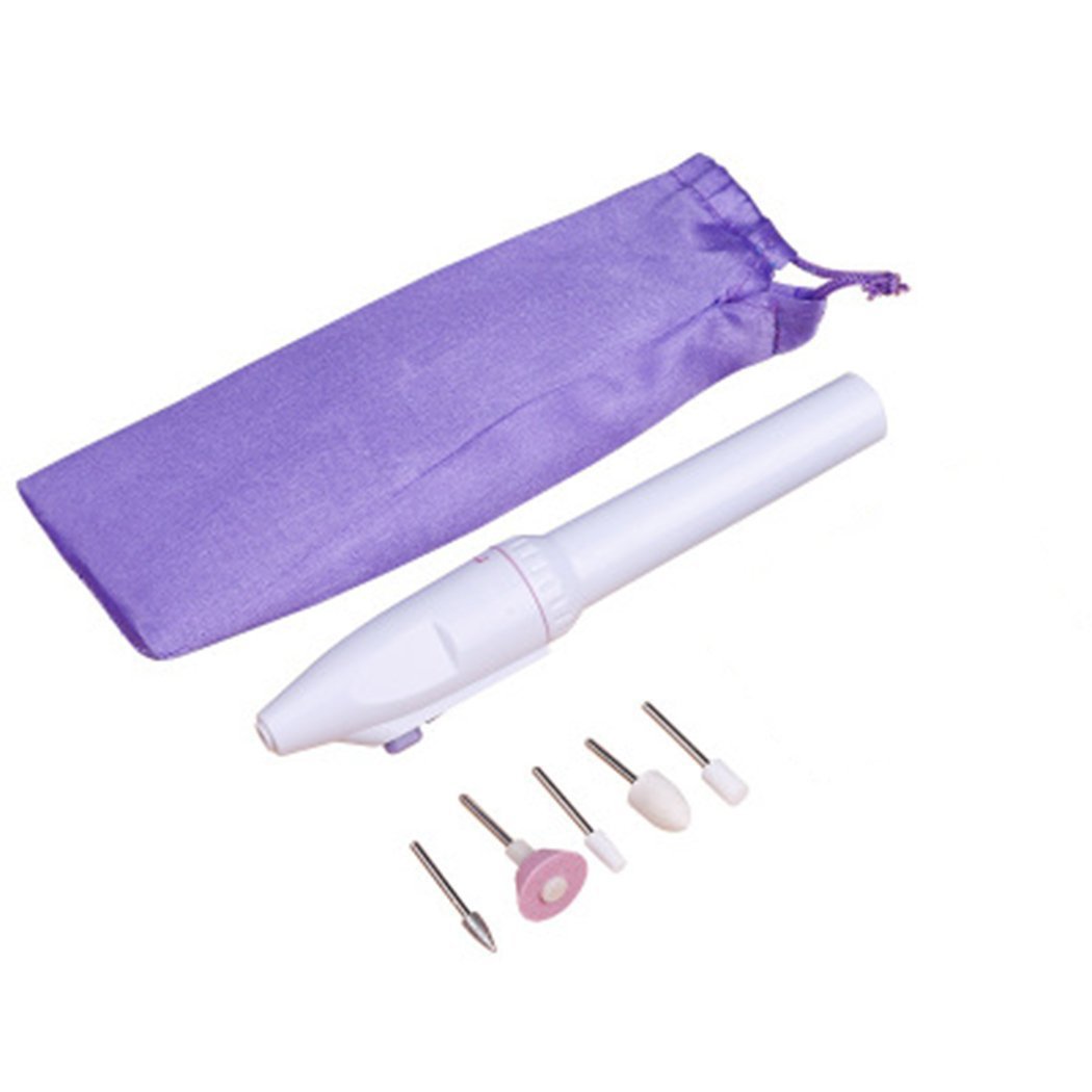 Ligege 5-in-1 Electric Manicure Set - Professional Nail Drill, File Grinder, Callus Remover & Polisher Kit for Home Manicure & Pedicure Care | Perfect for Salon-Quality Nails at Home, Travel & Gift Giving