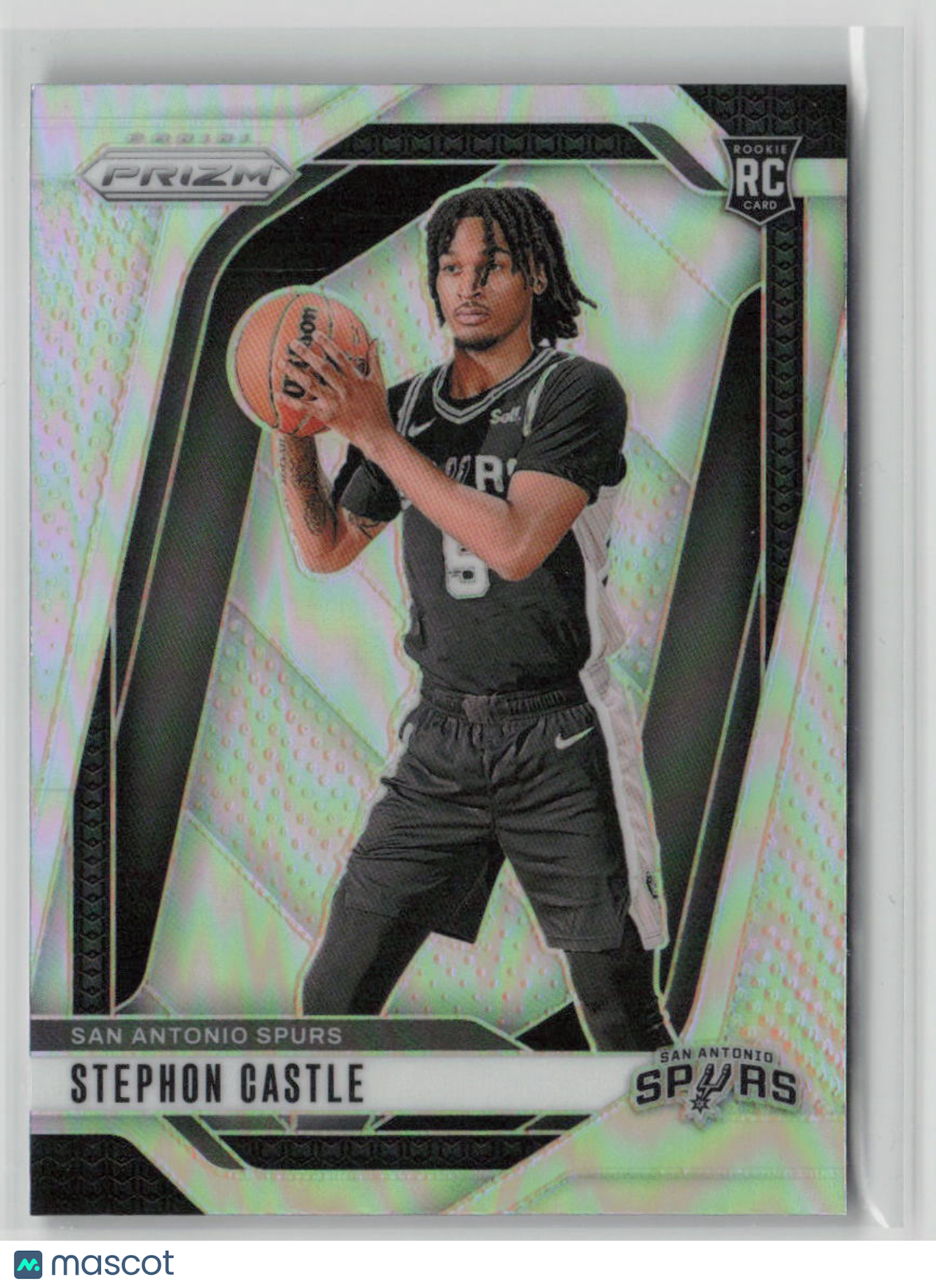 2024 Panini Prizm Stephon Castle Rookie Card Silver #234 - Basketball Trading Card for Collectors & NBA Fans (Perfect for Display, Investment & Sports Memorabilia Collections)