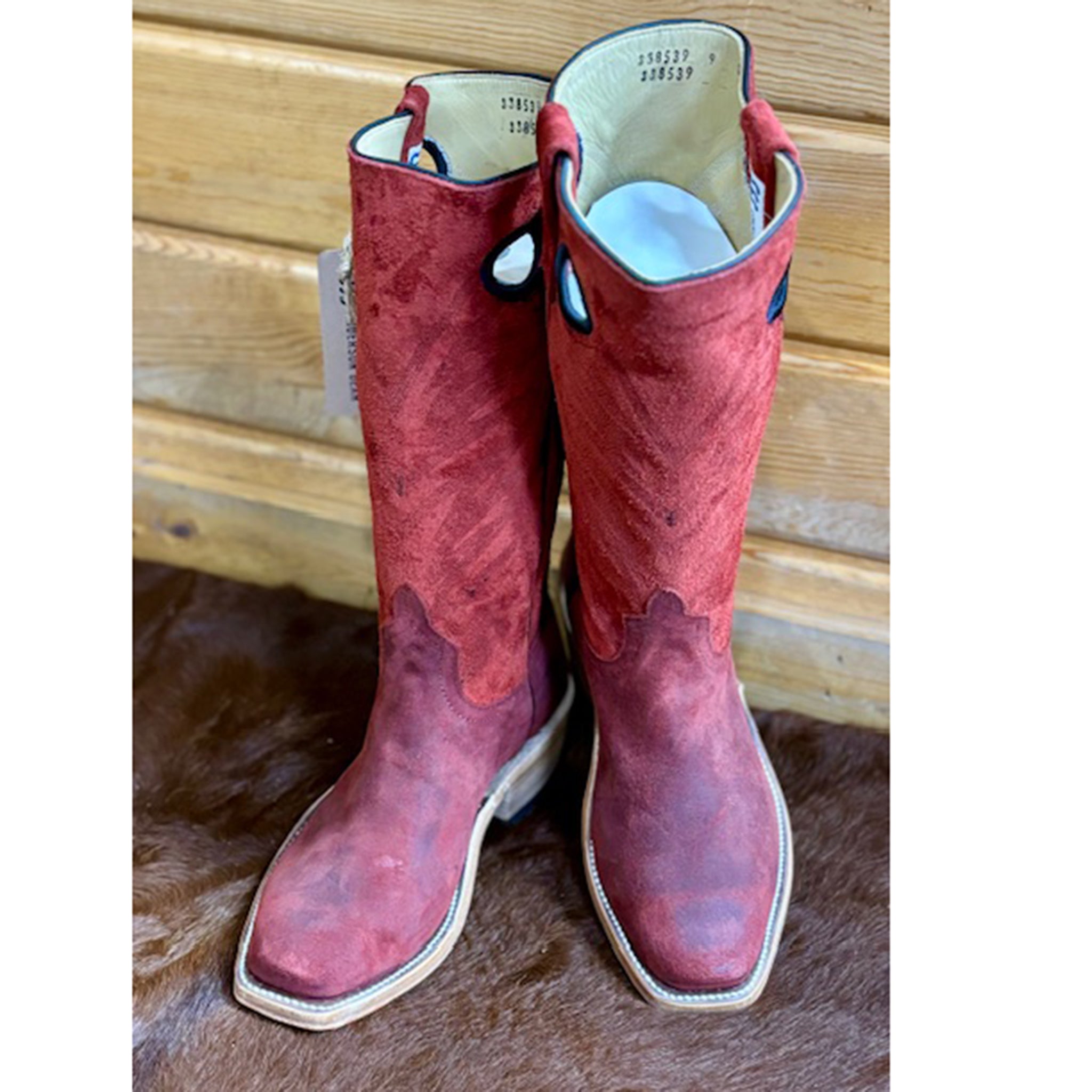 Anderson Bean Men's Red Hot Waxy Kudu Cowboy Boots - Premium Western Boots for Rodeo, Country Dancing & Outdoor Adventures